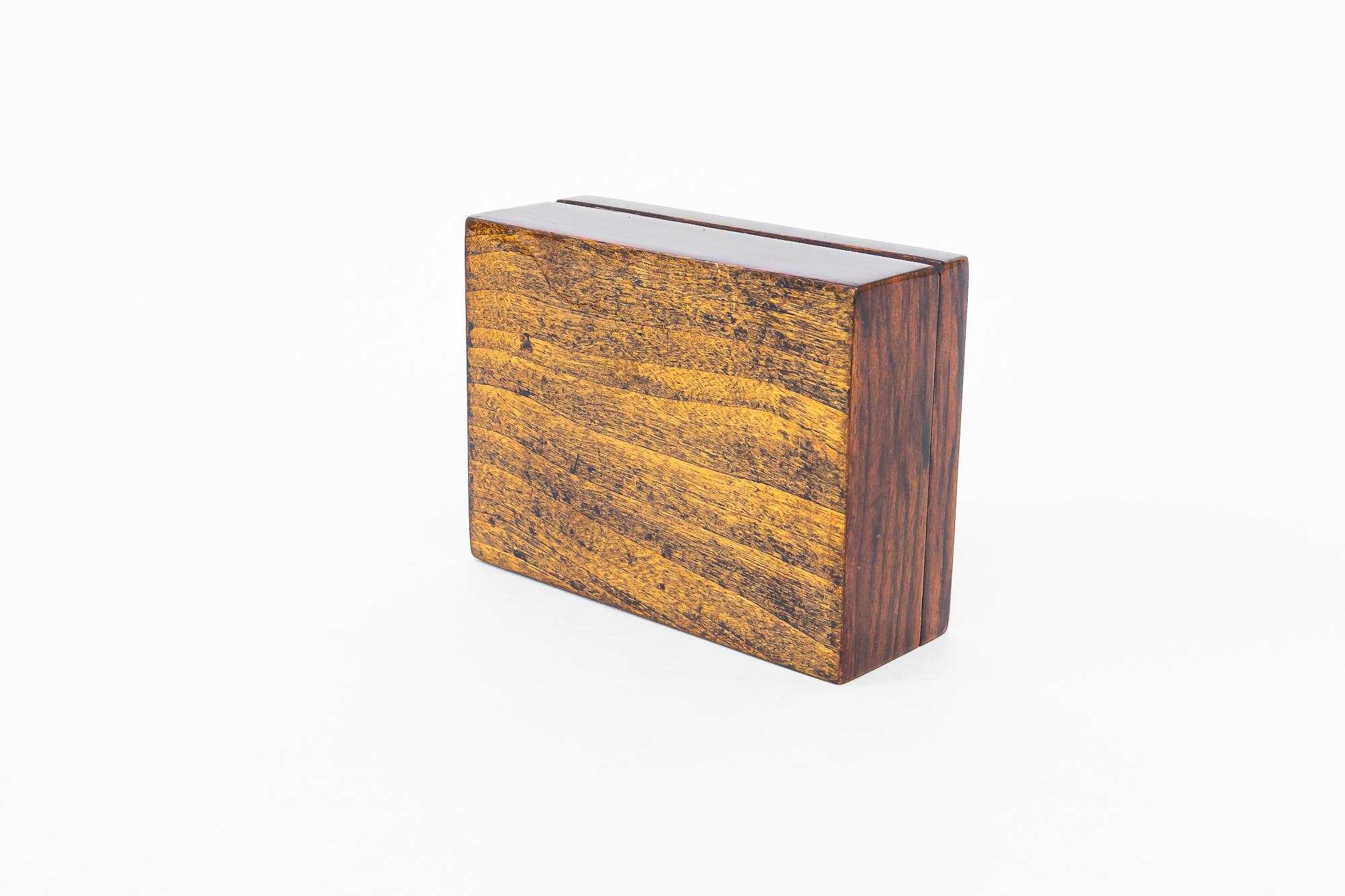 Mid-20th Century Rosewood cigars Box around 1950s For Sale