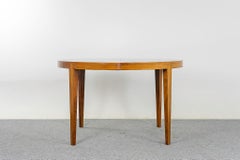 Rosewood Circular Danish Dining Table by Haslev