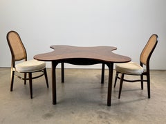 Mesa de juego Clover de palisandro de Edward Wormley para Dunbar