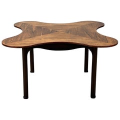 Clover-Spieltisch aus Rosenholz von Edward Wormley für Dunbar