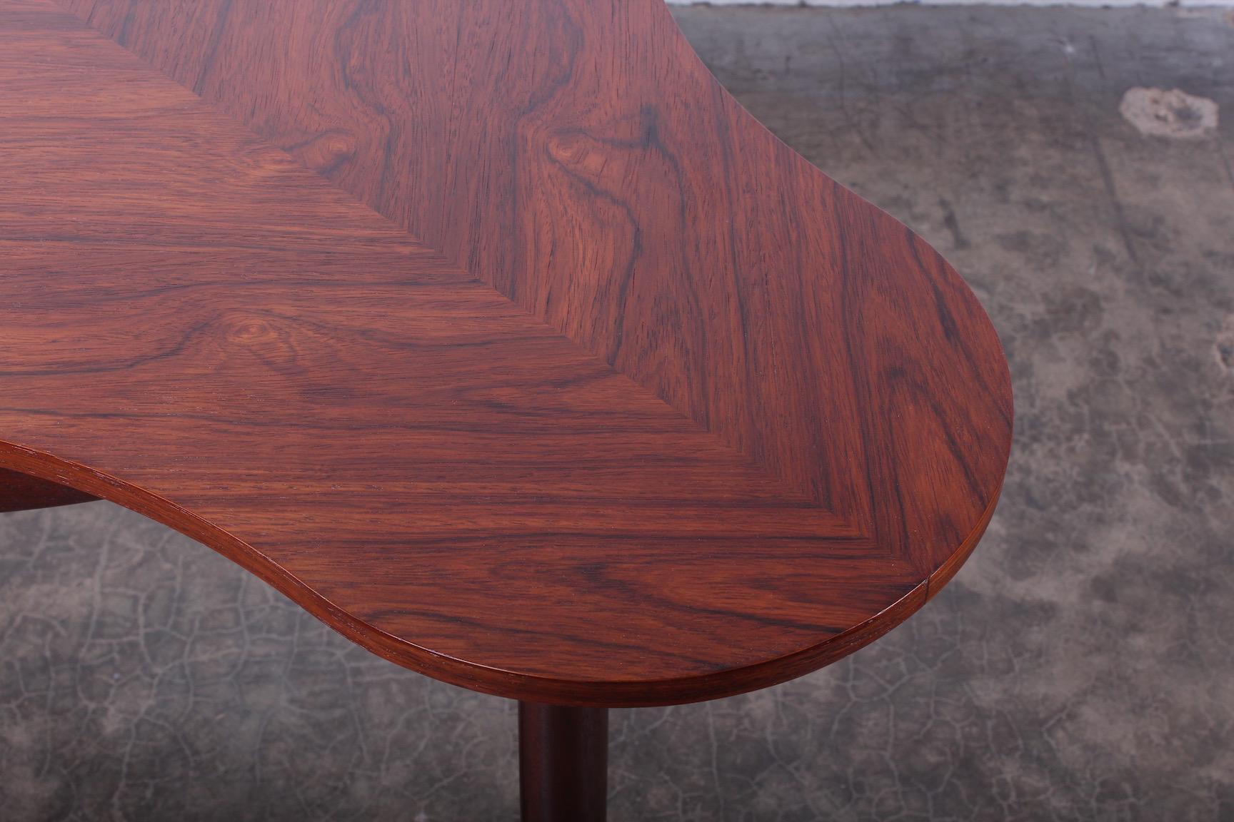 Mid-20th Century Rosewood Clover Table by Edward Wormley for Dunbar