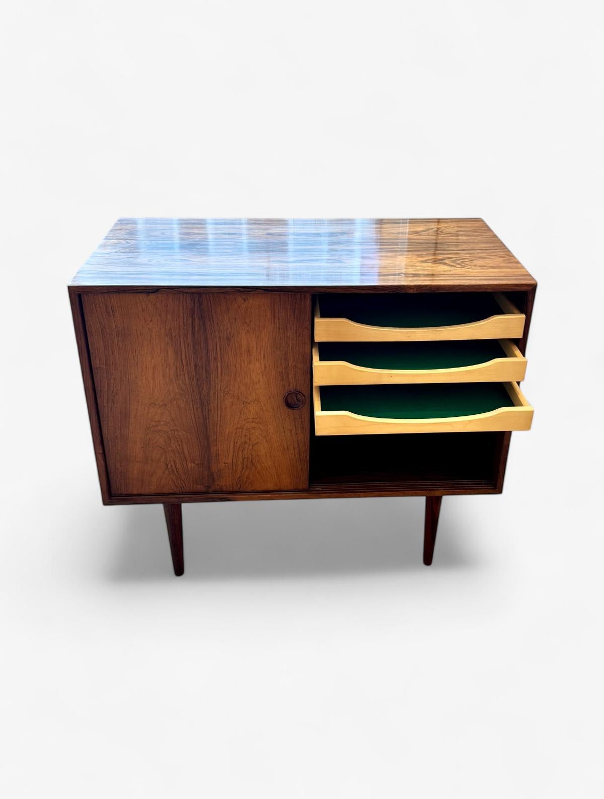 Danish Rosewood Cocktail Cabinet, Kai Kristiansen, Denmark 1960's For Sale