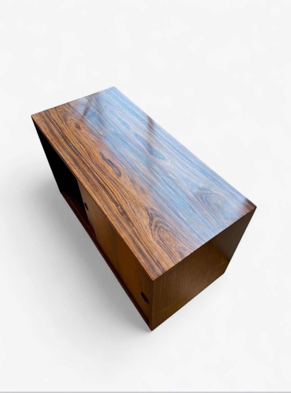 Rosewood Cocktail Cabinet, Kai Kristiansen, Denmark 1960's In Good Condition For Sale In London, GB