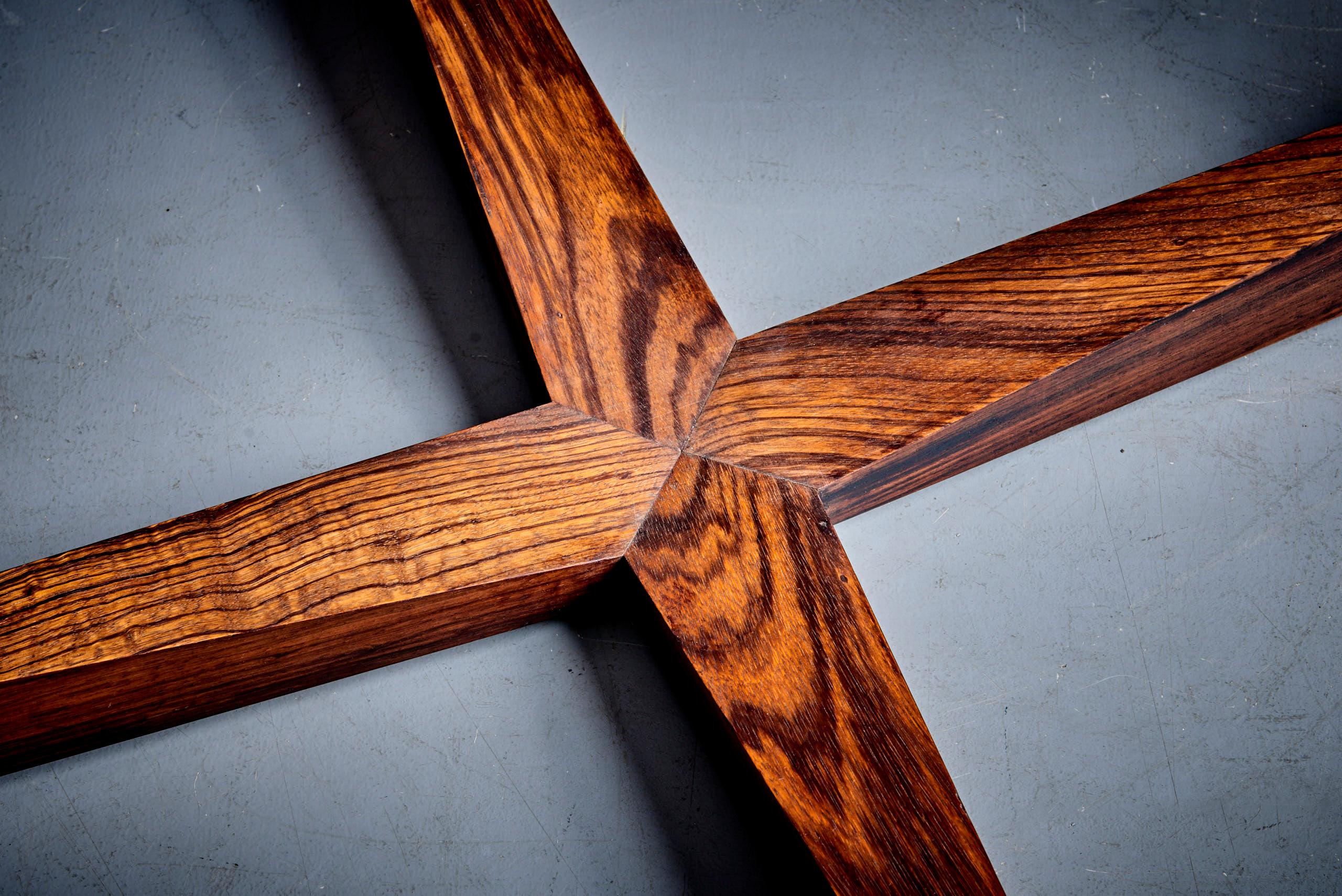 Rosewood Coffee Table with Glass Top by Wilhelm Renz 4