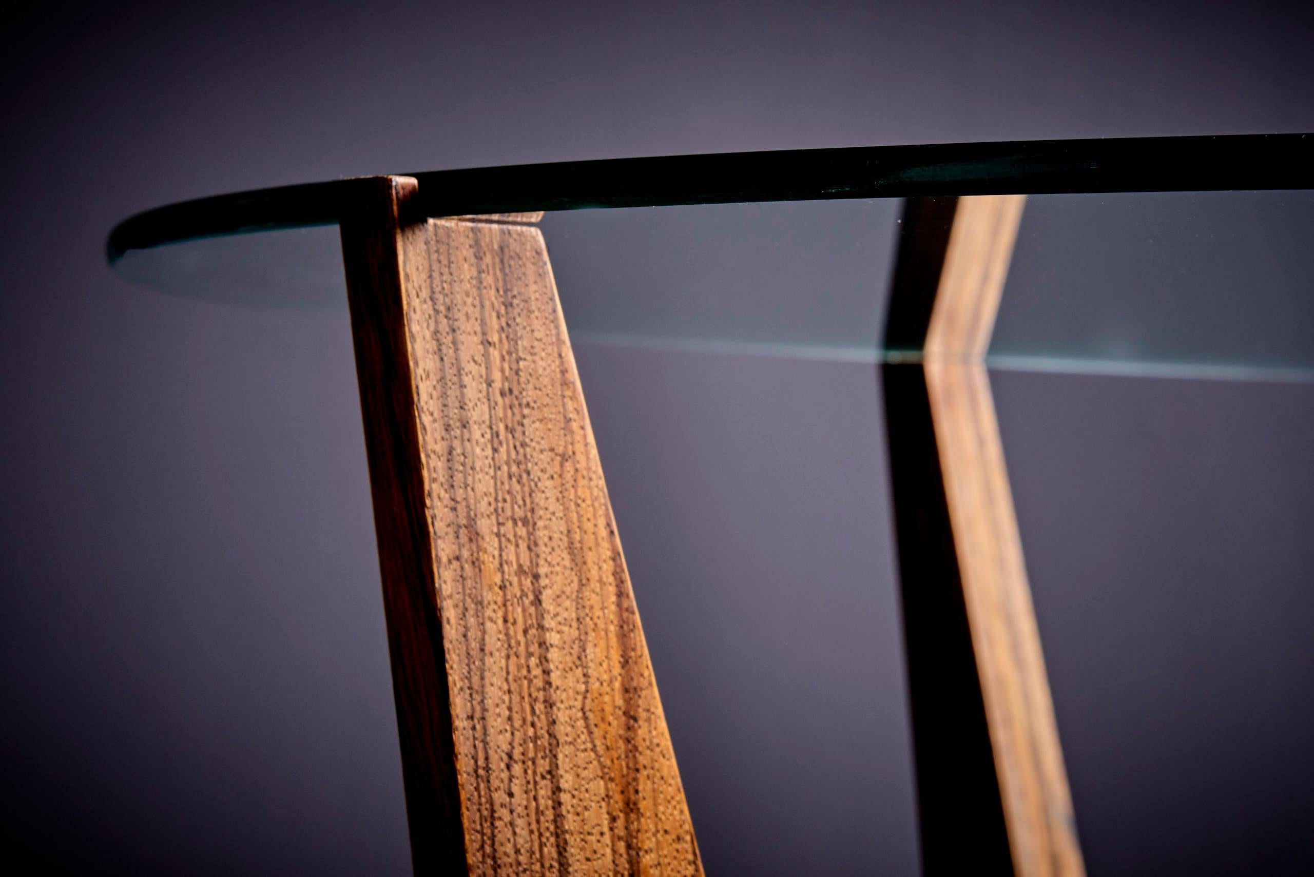 Rosewood Coffee Table with Glass Top by Wilhelm Renz 5