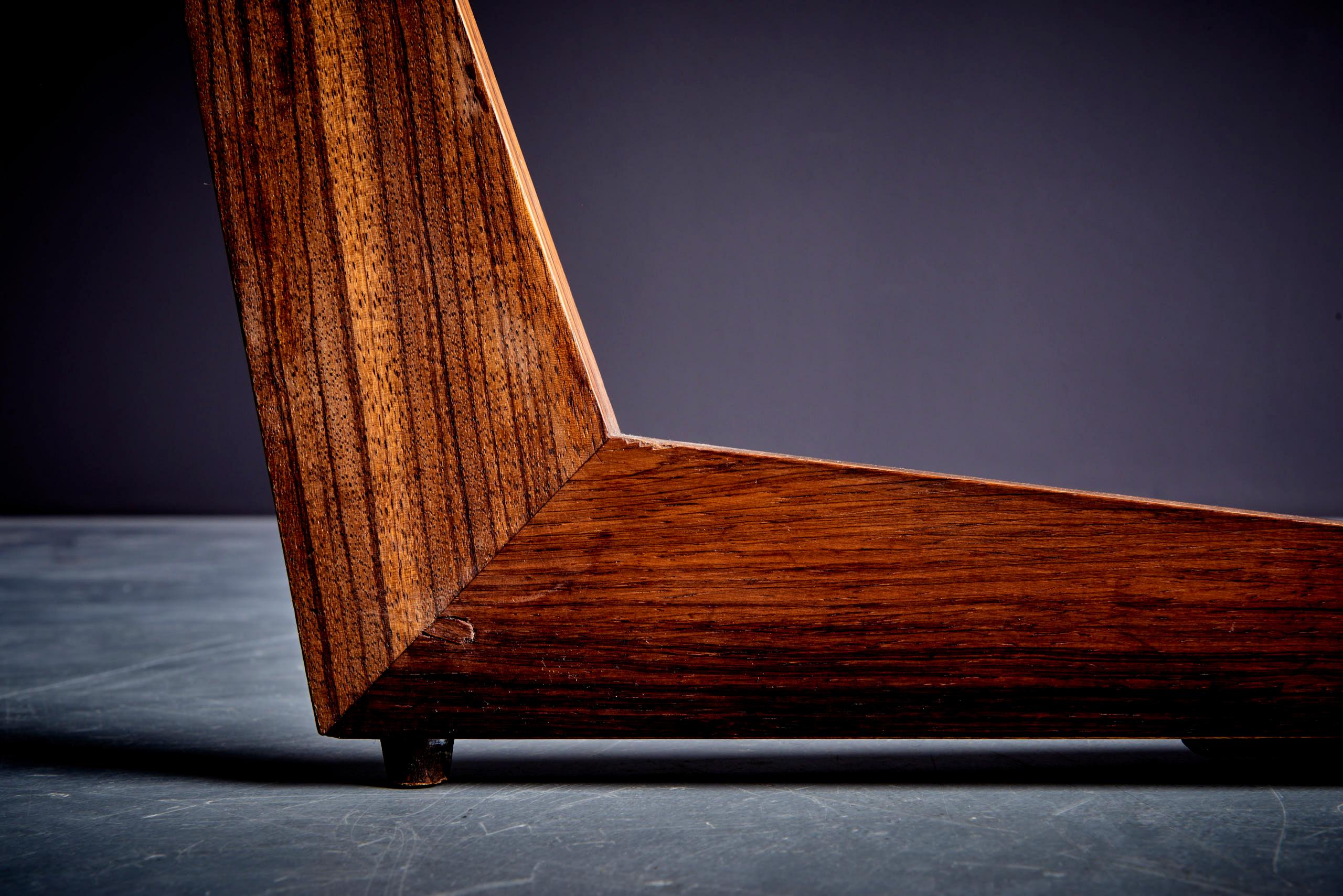 Rosewood Coffee Table with Glass Top by Wilhelm Renz 3