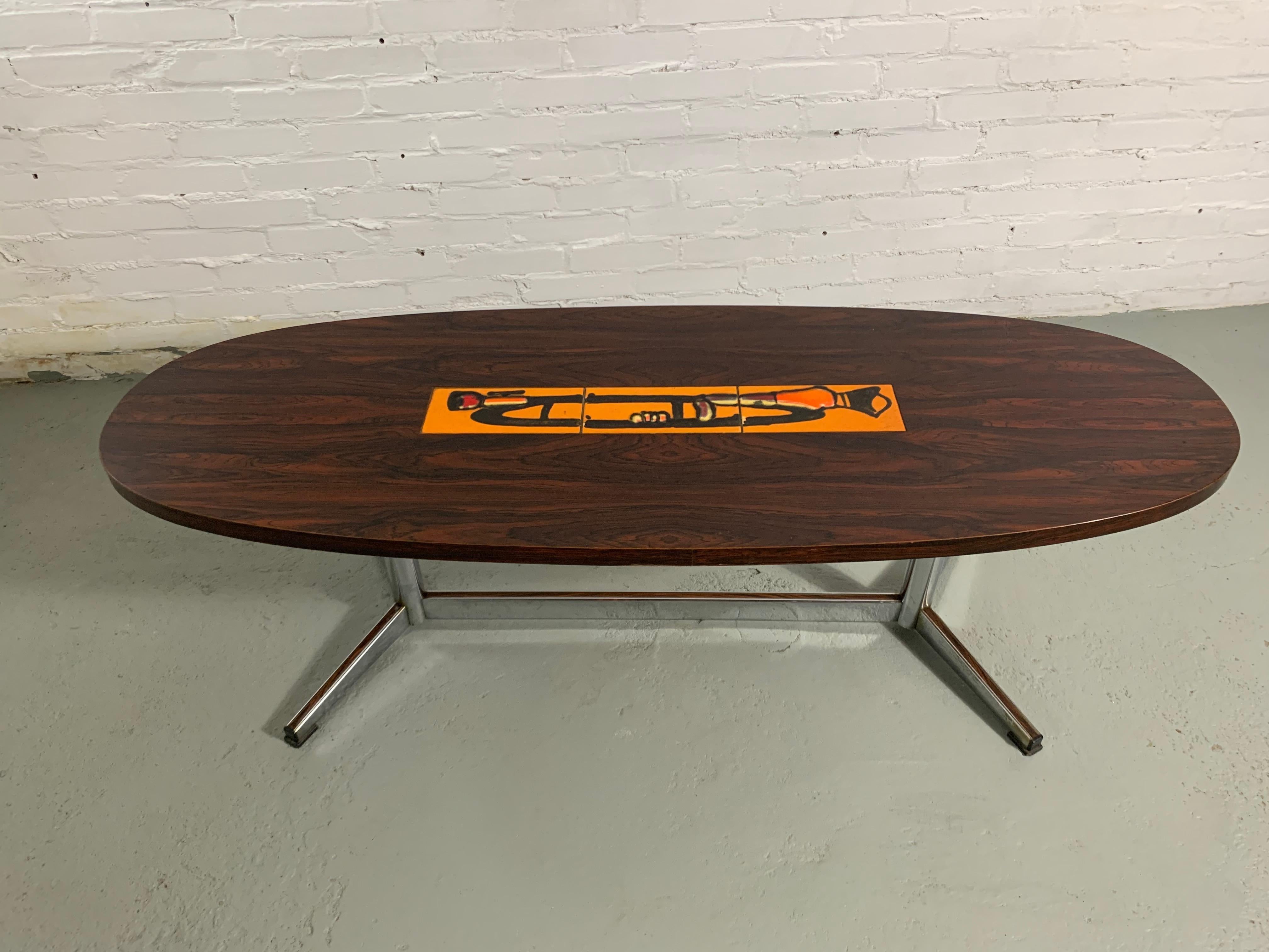 Rosewood Coffee Table, 1960S In Good Condition In Bunnik, NL