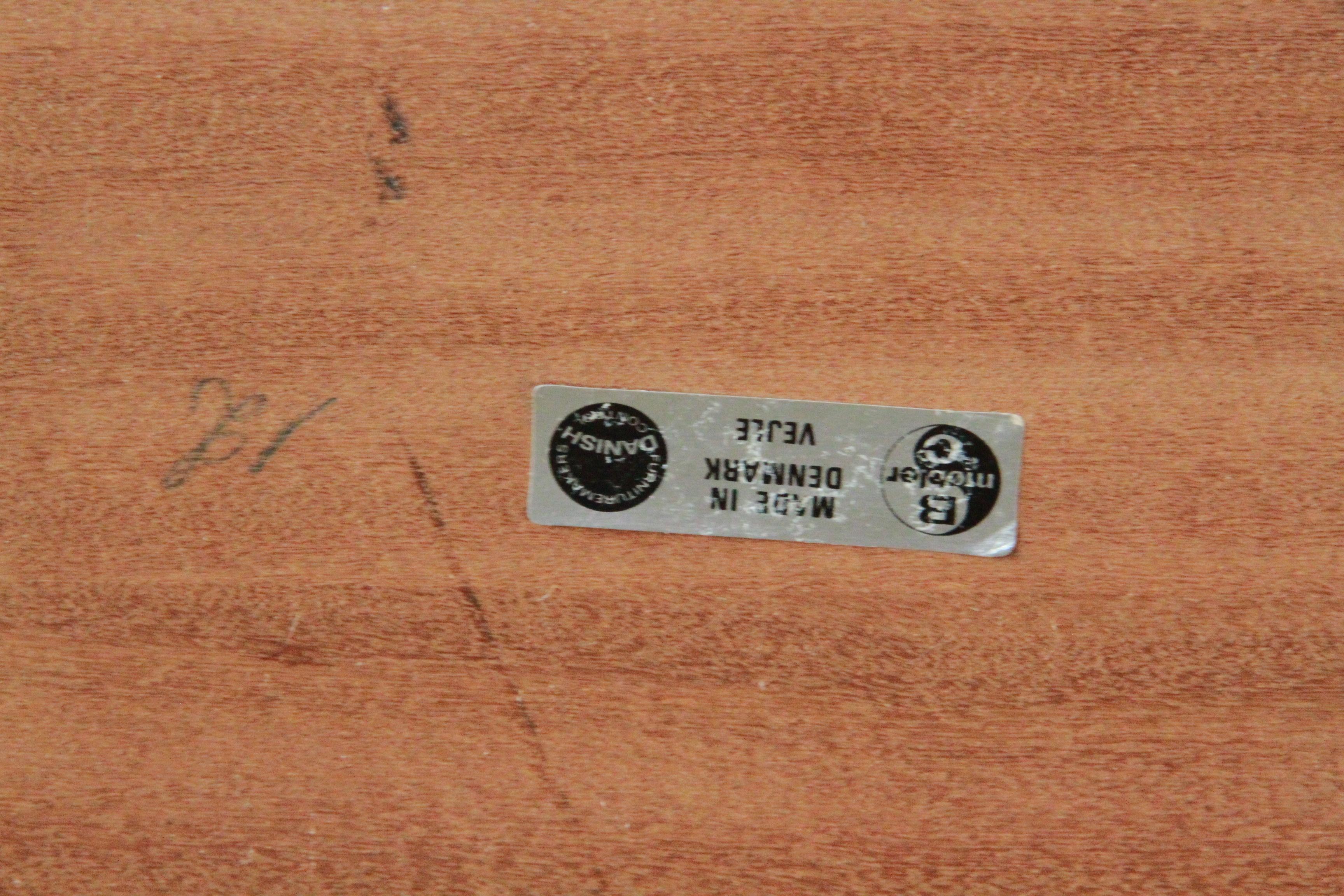 Table basse en bois de rose, A.C. B.C. Møbler Vejle 1960s en vente 8