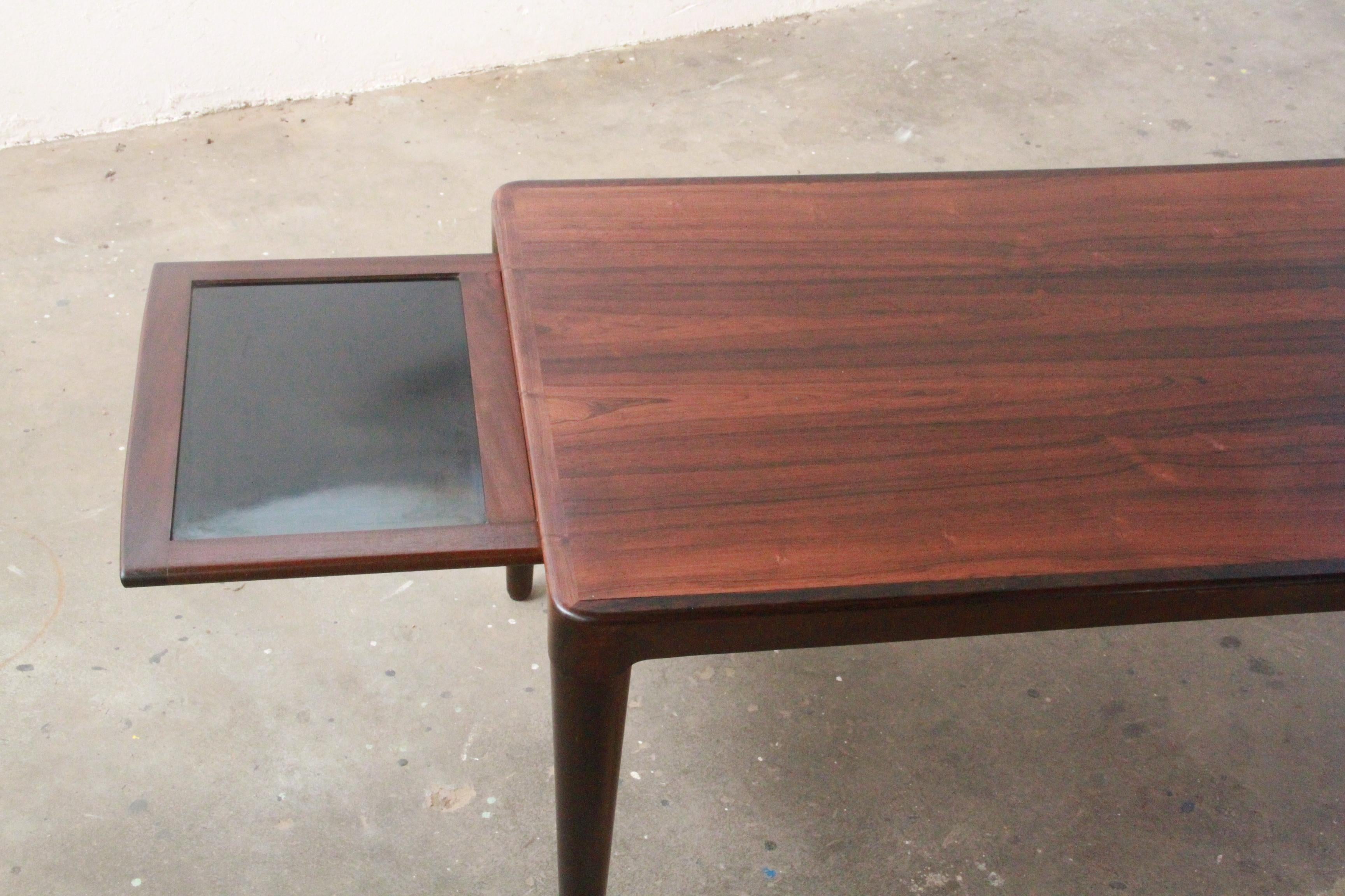 Table basse en bois de rose, A.C. B.C. Møbler Vejle 1960s en vente 2
