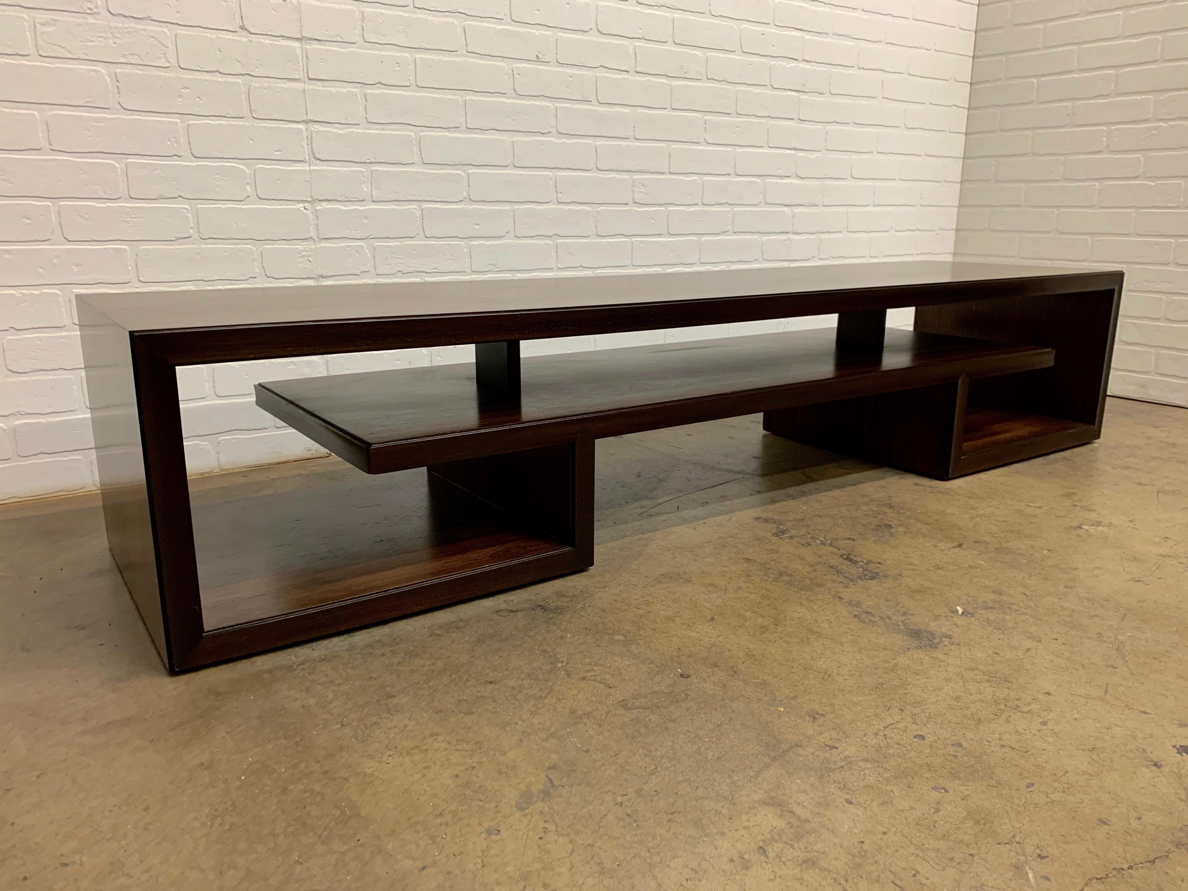 Rosewood Coffee Table or Bench by Paul Frankl 7