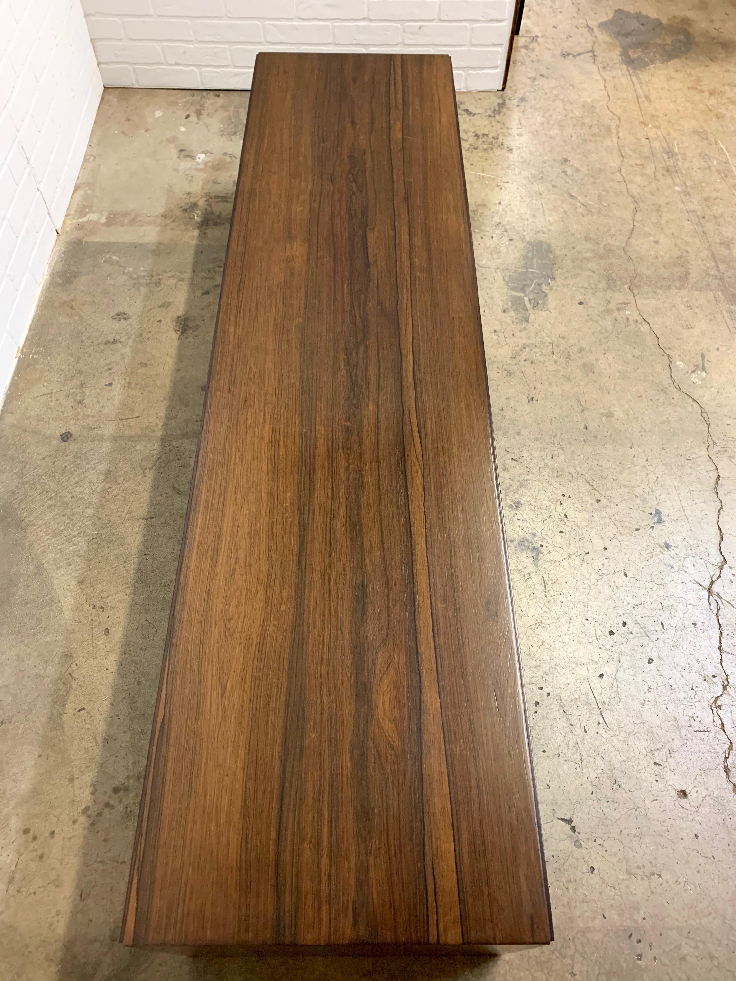 American Rosewood Coffee Table or Bench by Paul Frankl