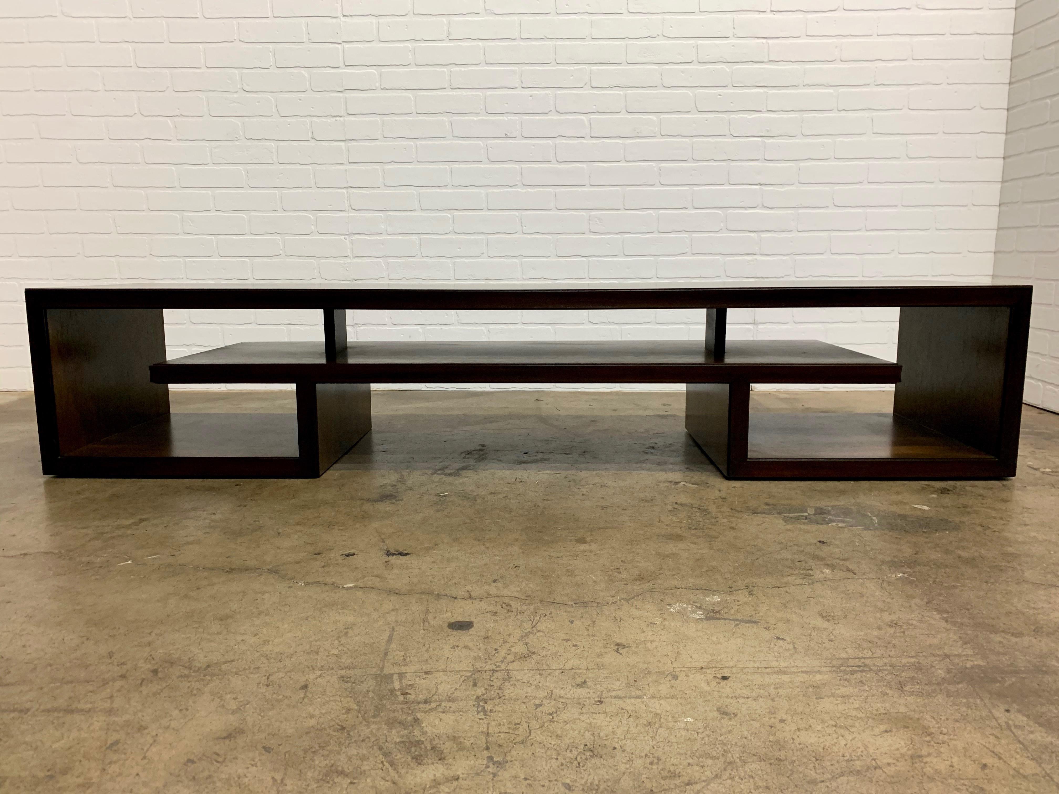 Mahogany Rosewood Coffee Table or Bench by Paul Frankl