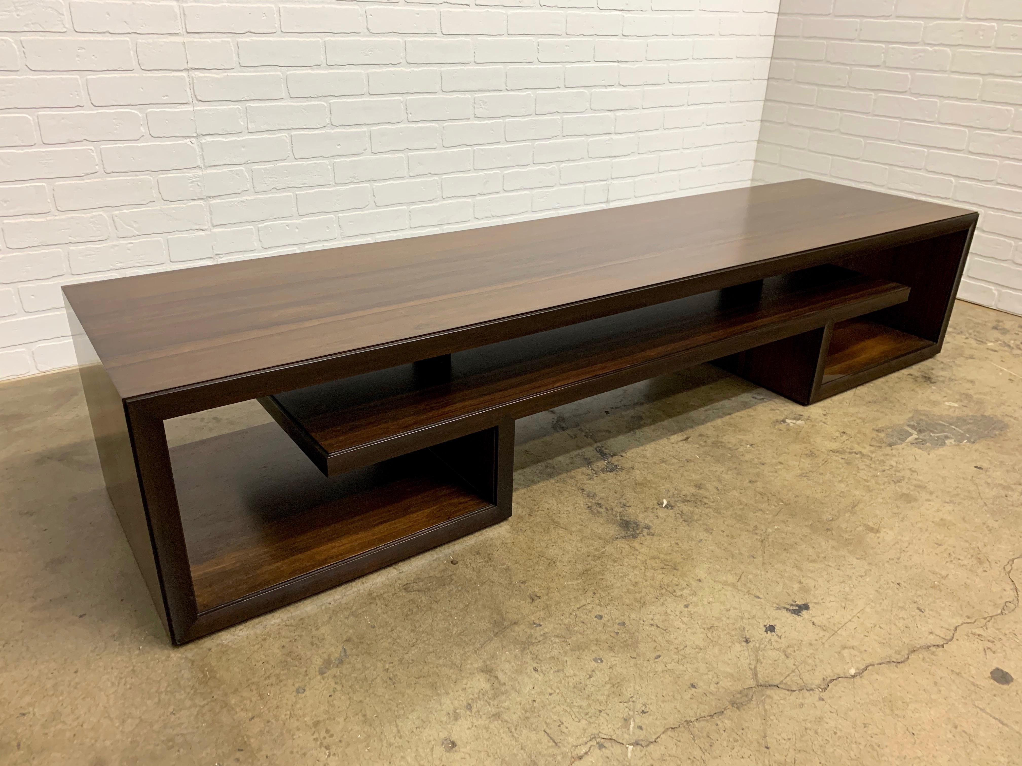 Rosewood Coffee Table or Bench by Paul Frankl 1