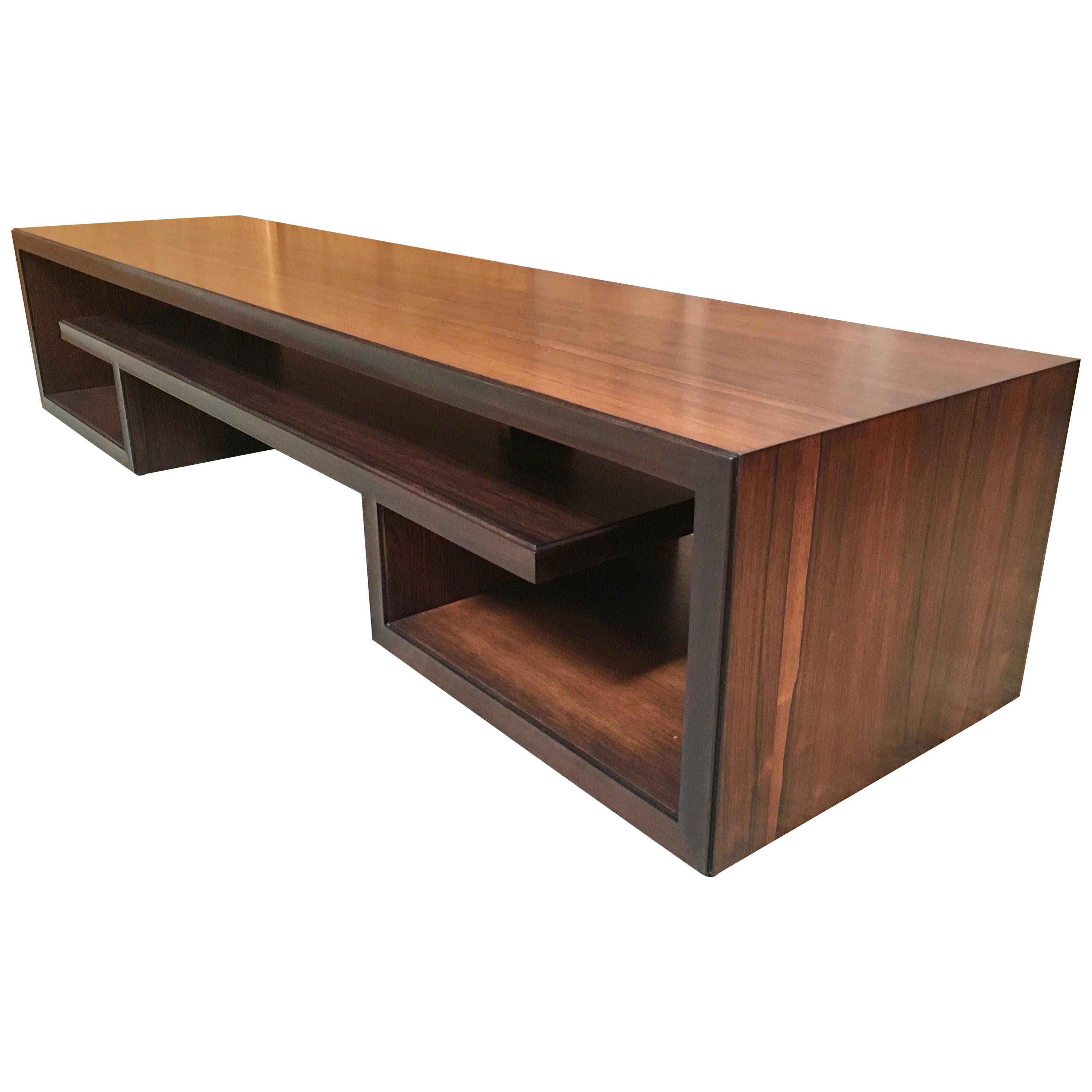 Rosewood Coffee Table / Bench by Paul Frankl