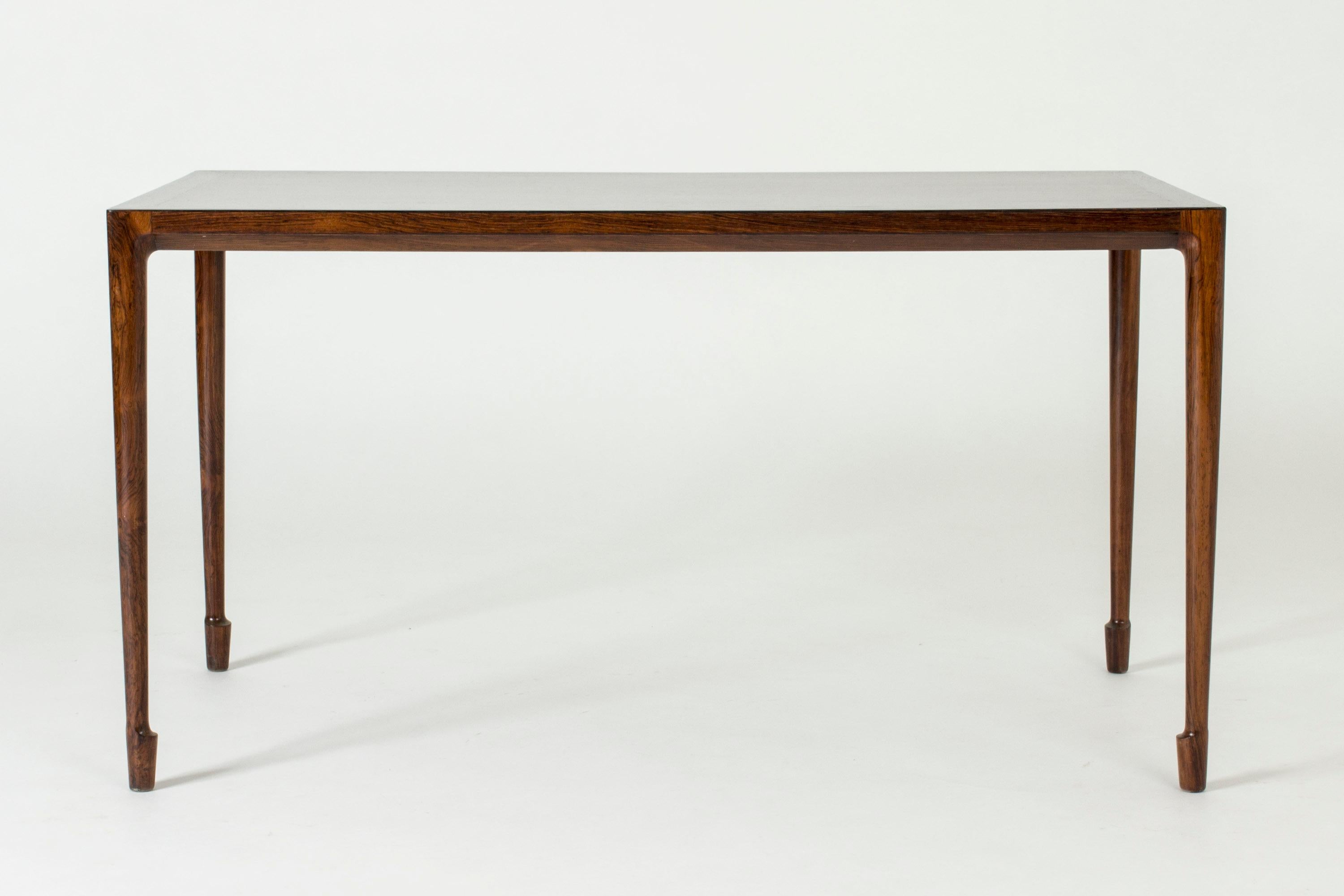 Mid-20th Century Rosewood Coffee Table by Bernt Petersen for Wørts Møbelsnedkeri, Denmark, 1960s For Sale