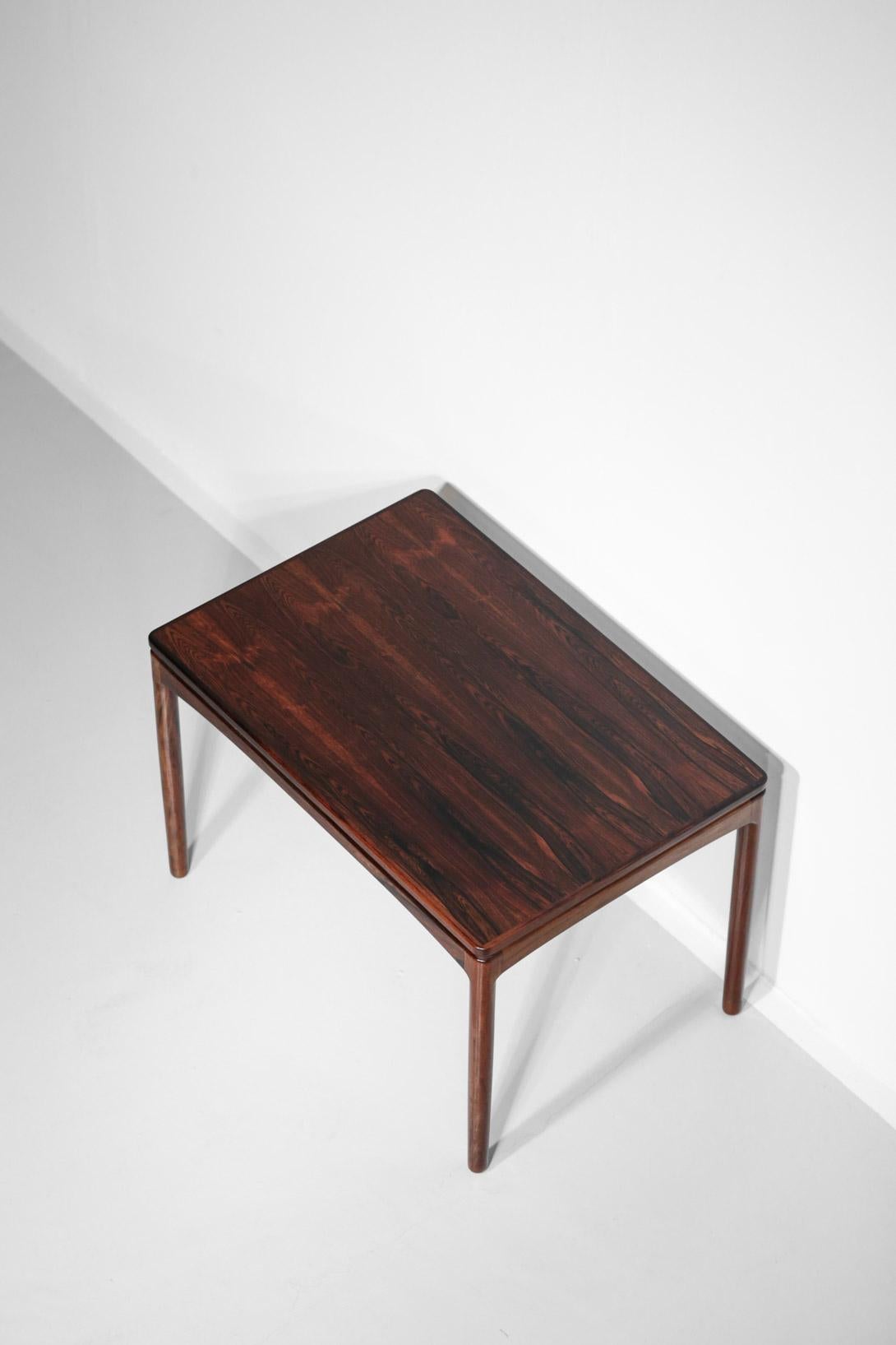 Rosewood Coffee Table by Edmund Jorgensen 1960s Scandinavian Design 1