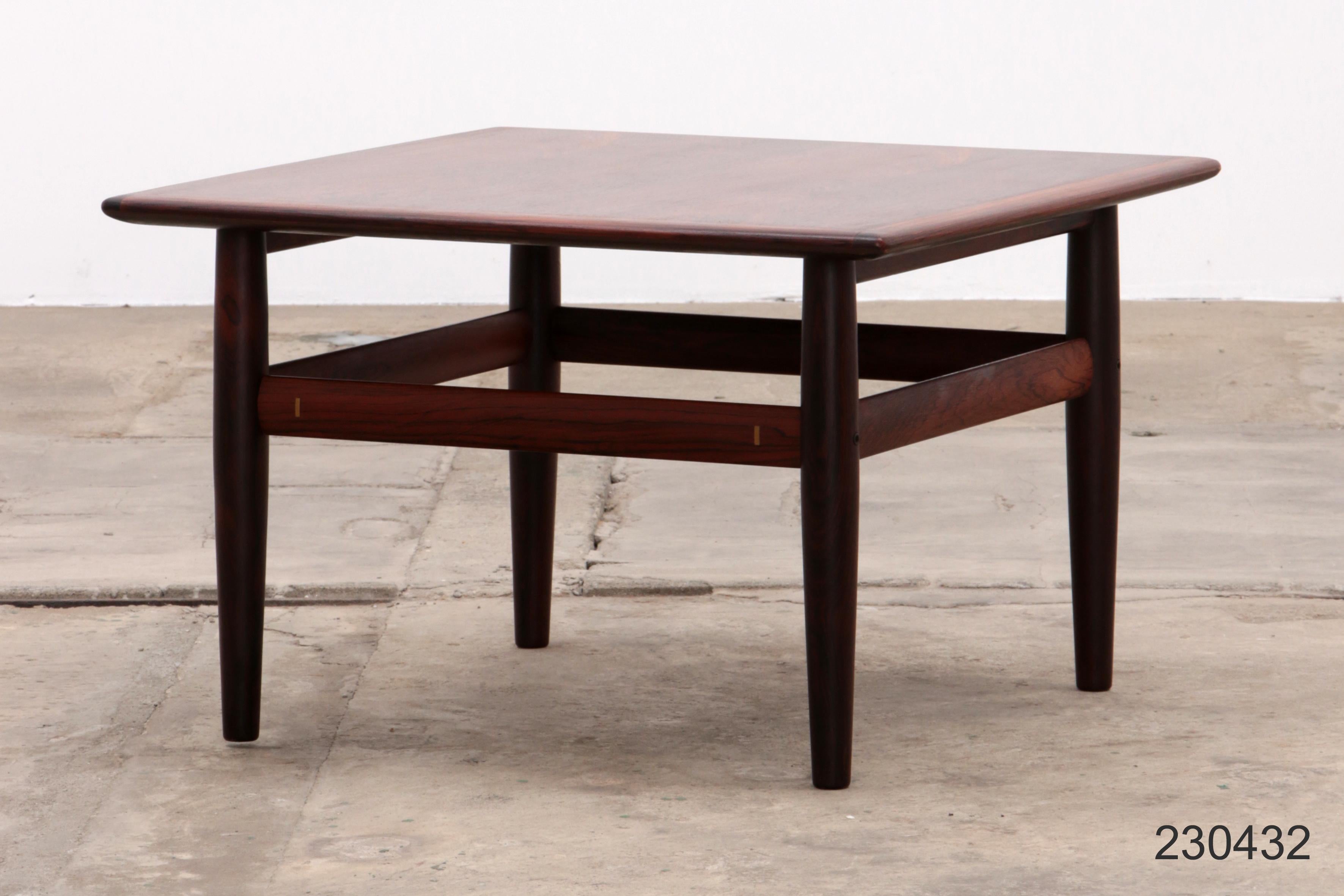 Rosewood Coffee Table by Grete Jalk for Glostrup, 1968 Denmark. For Sale 9