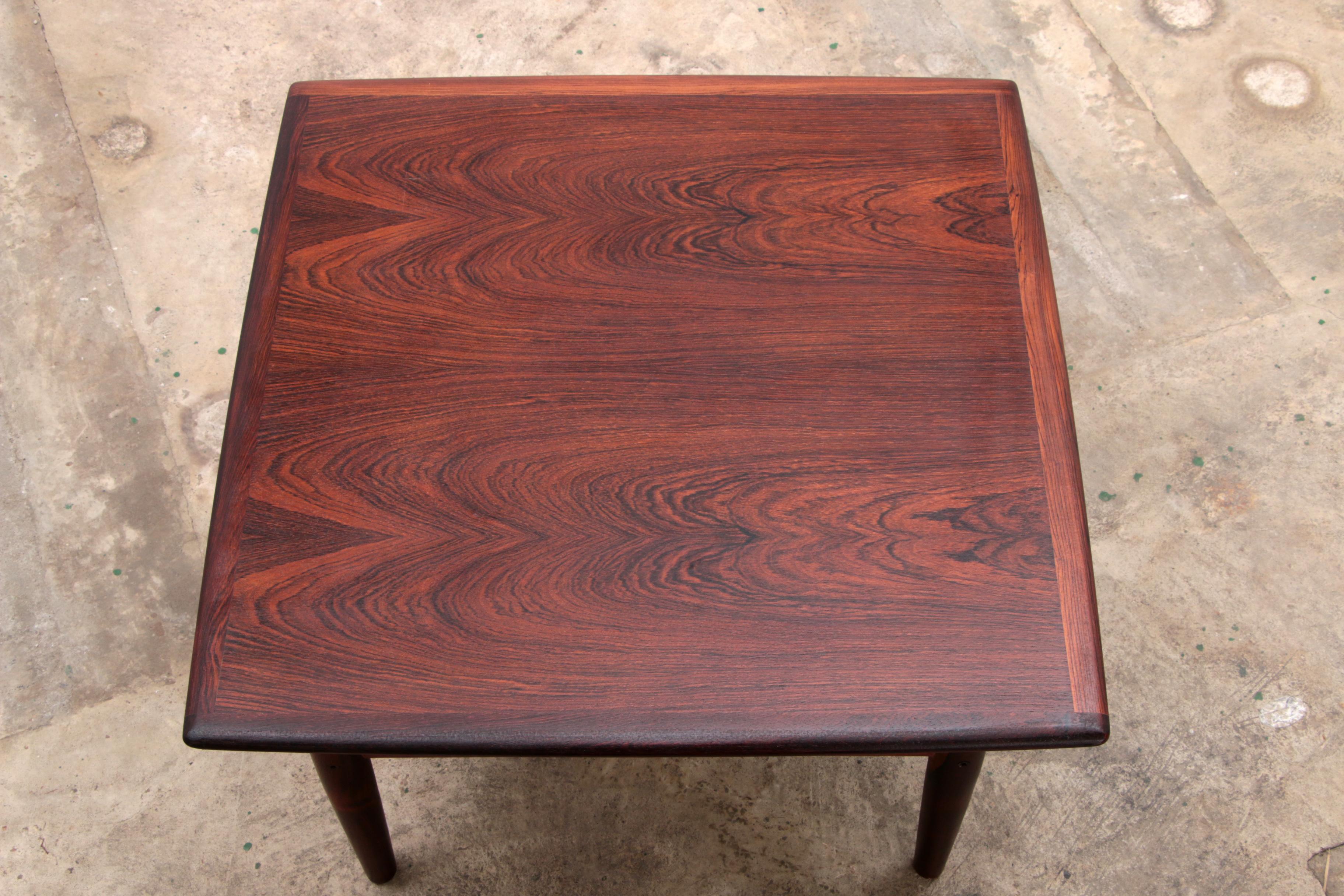 Rosewood Coffee Table by Grete Jalk for Glostrup, 1968 Denmark. For Sale 1