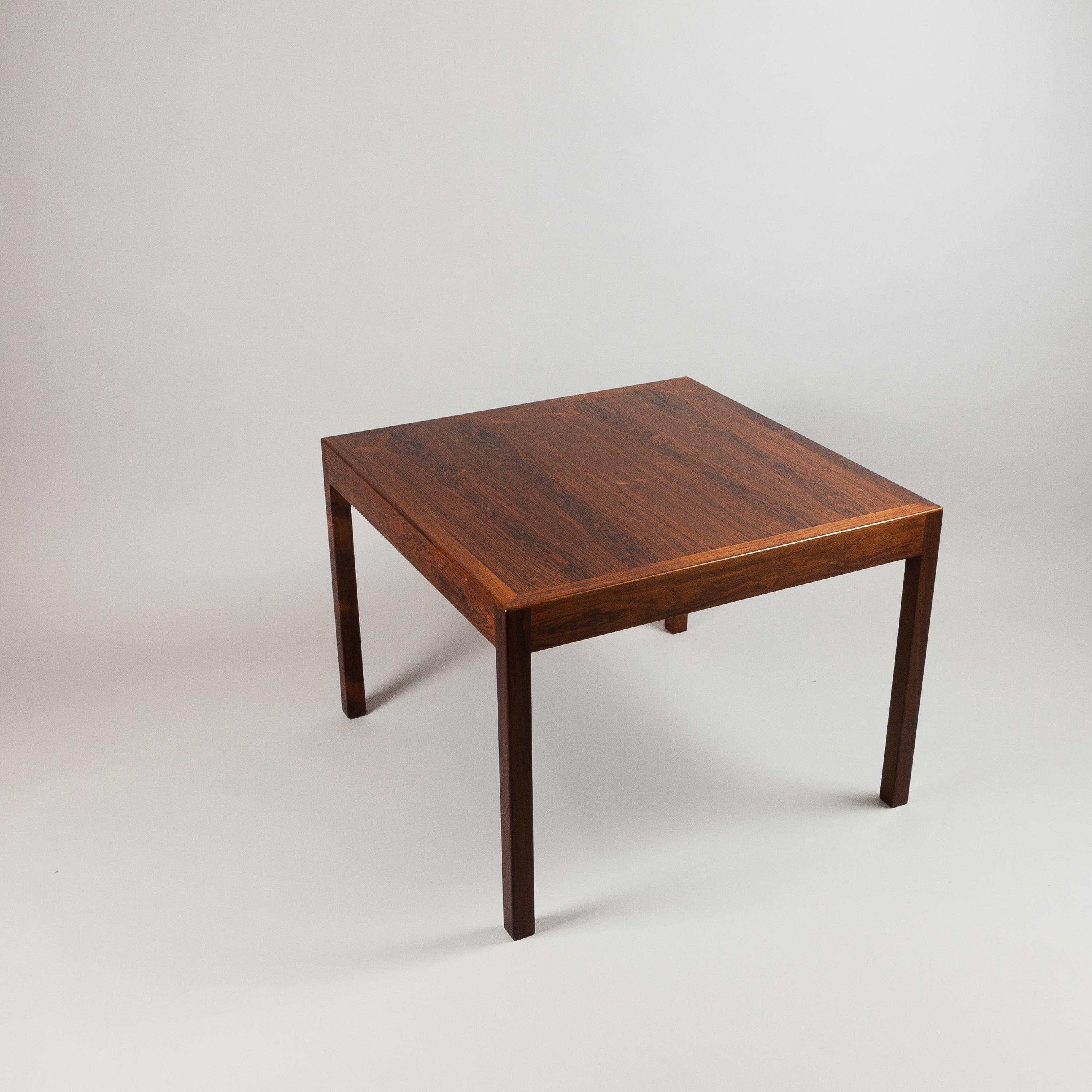 Danish Rosewood Coffee Table by Hans J. Wegner for Andreas Tuck, 1960s
