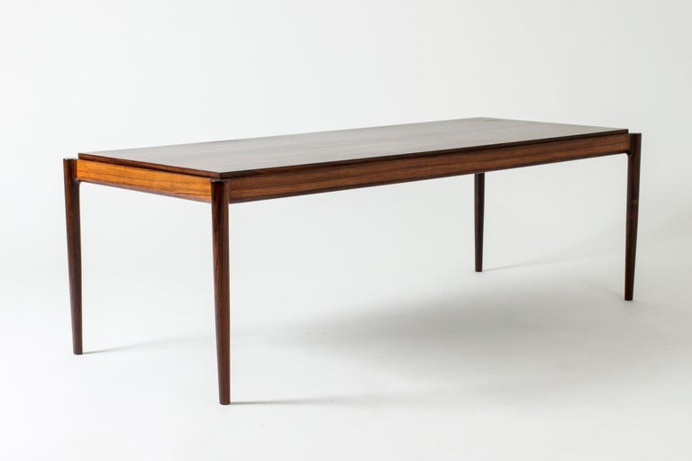 Rosewood Coffee Table By Ib Kofod Larson For Seffle Möller Sweden 1960s At 1stdibs Rosewood Coffee Table By Ib Kofod, Coffee Table Desk Attachment