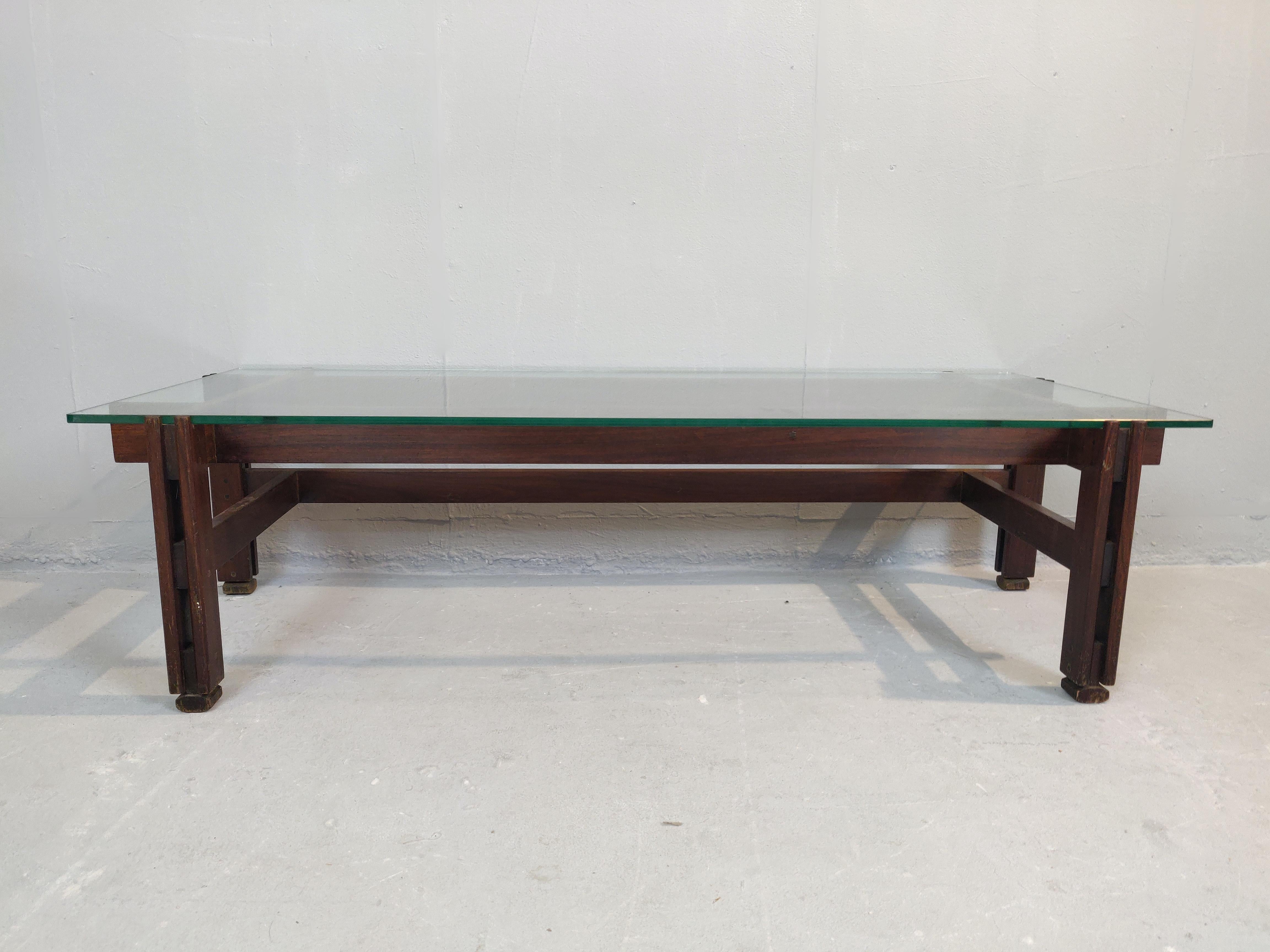 Rosewood coffee table by Ico Parisi.