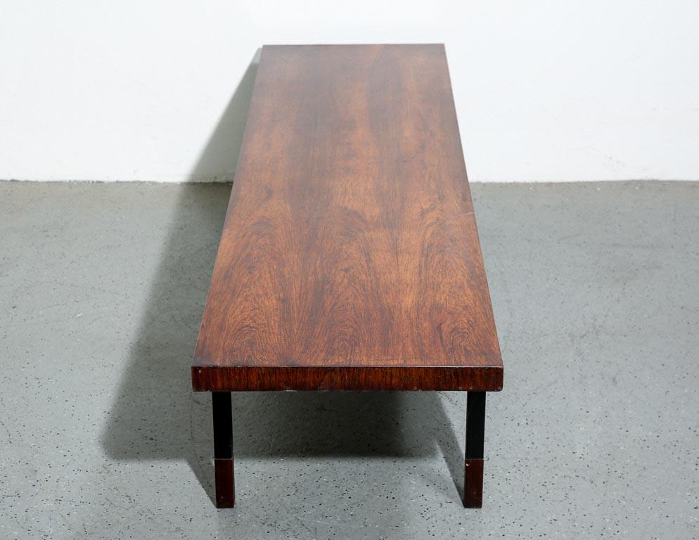 Rosewood Coffee Table by Johannes Aasbjerg In Good Condition In Brooklyn, NY