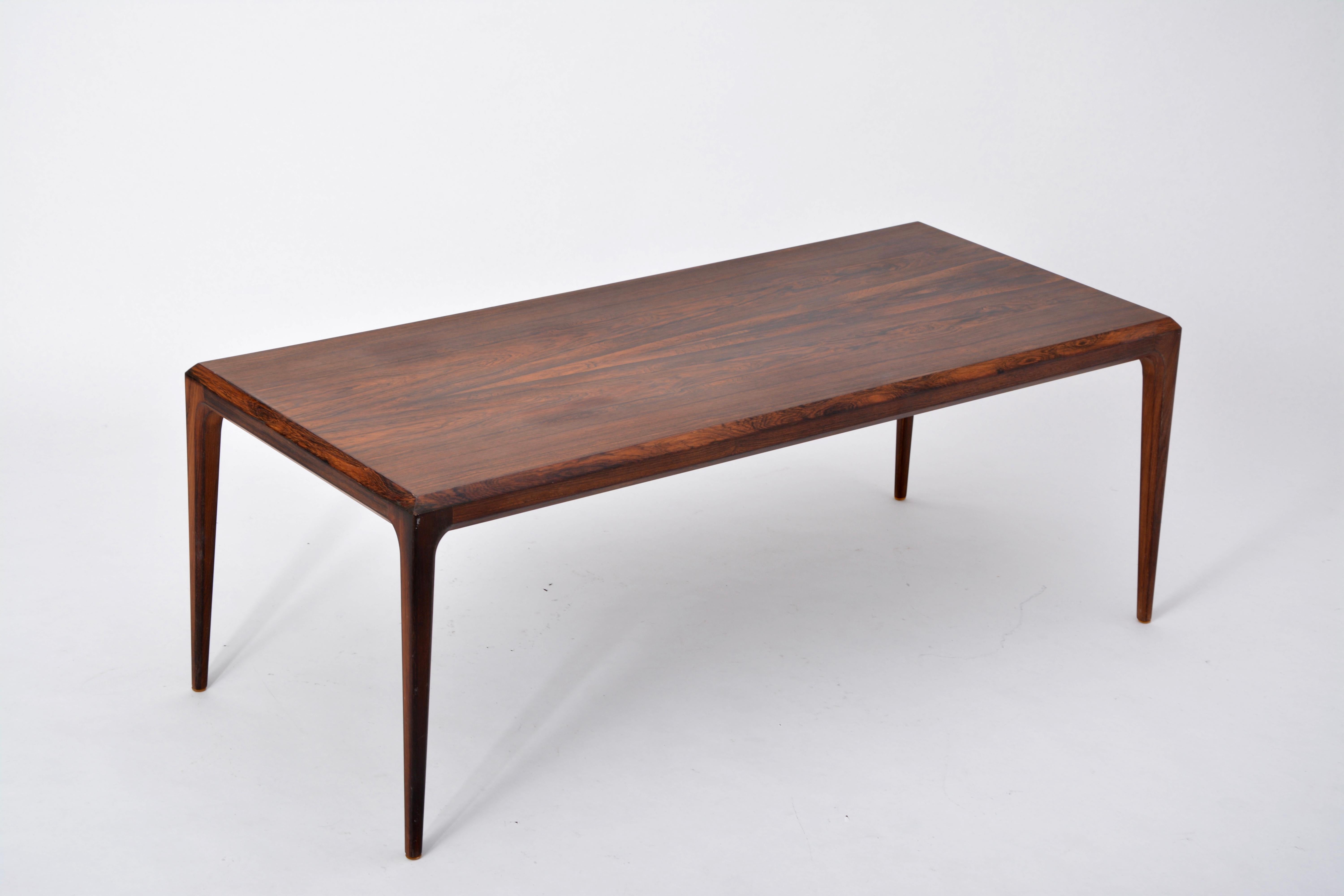 20th Century Rosewood Coffee Table by Johannes Andersen, 1960s
