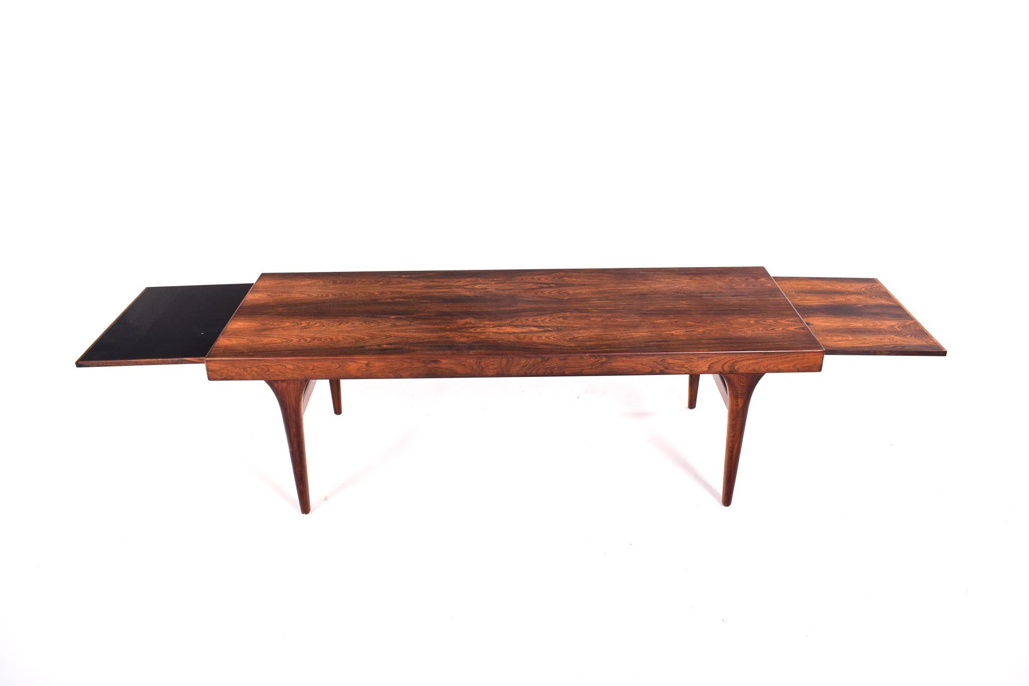 Mid-20th Century Mid Century Rosewood Coffee Table by Johannes Andersen, 1960s For Sale