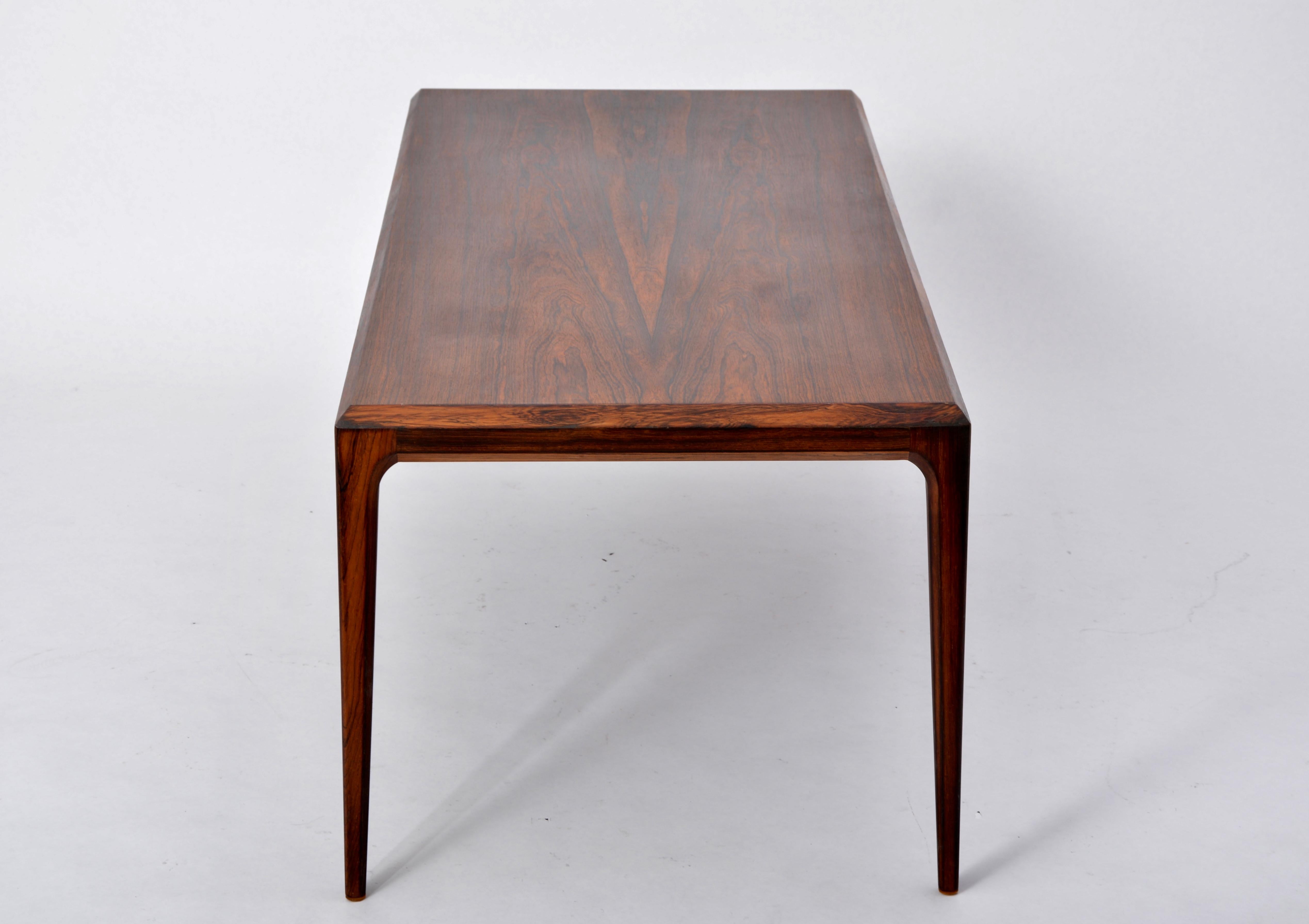 Rosewood Coffee Table by Johannes Andersen, 1960s 3