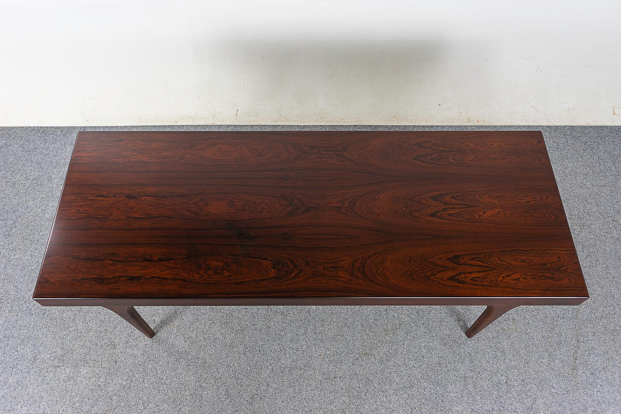 Danish Rosewood Coffee Table by Johannes Andersen For Sale