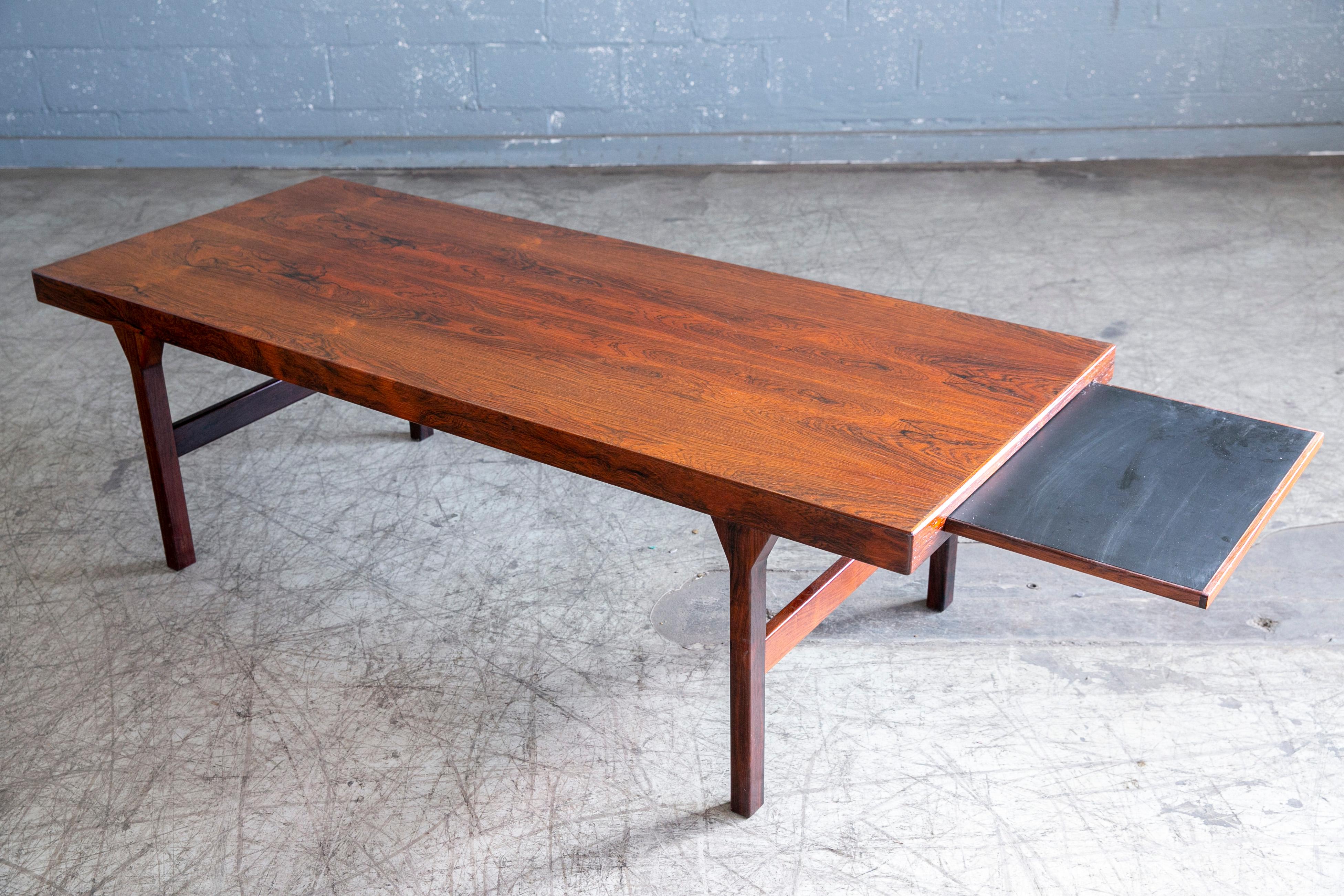 Mid-Century Modern Rosewood Coffee Table by Johs Andersen for CFC Silkeborg