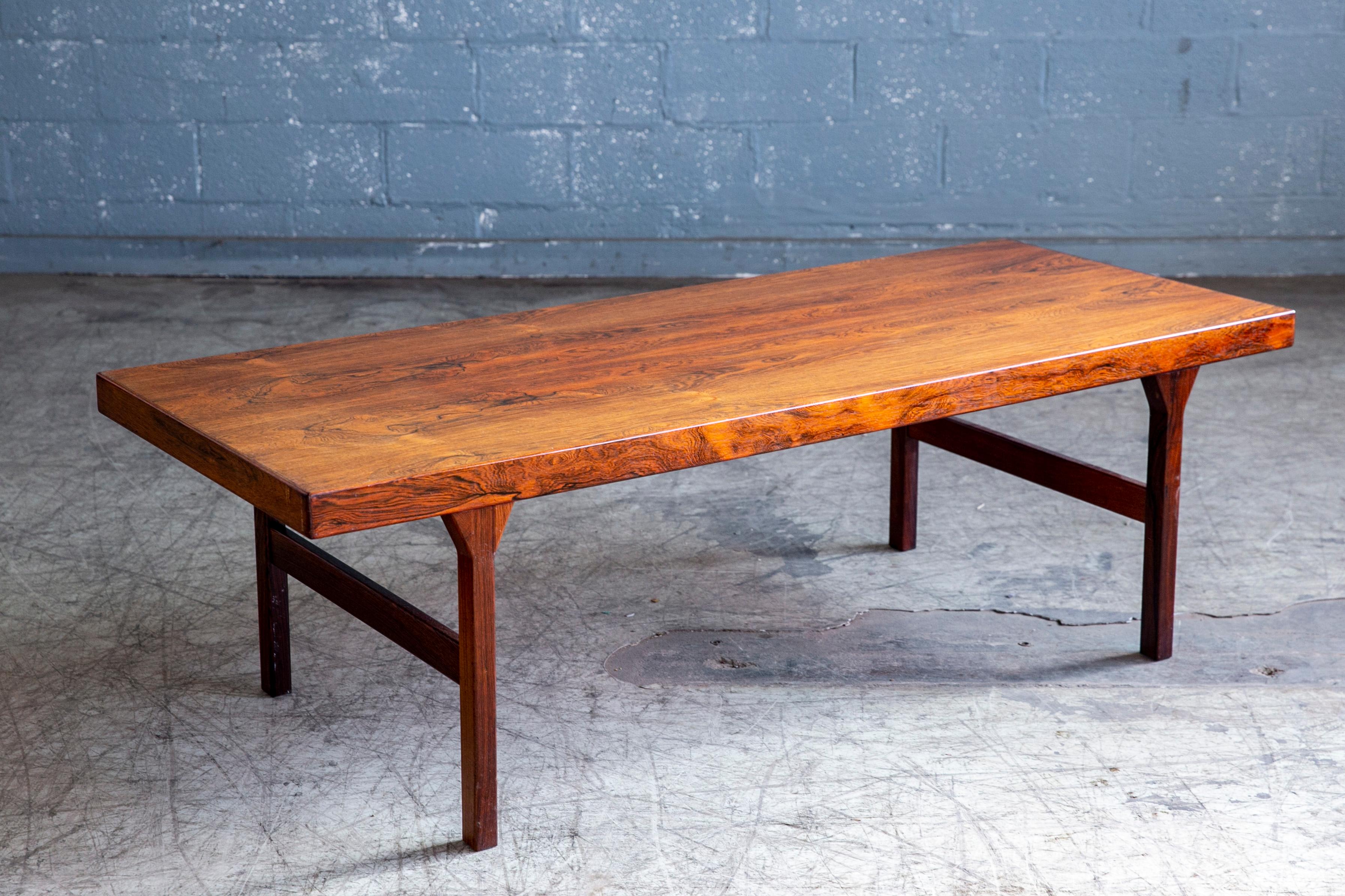 Danish Rosewood Coffee Table by Johs Andersen for CFC Silkeborg