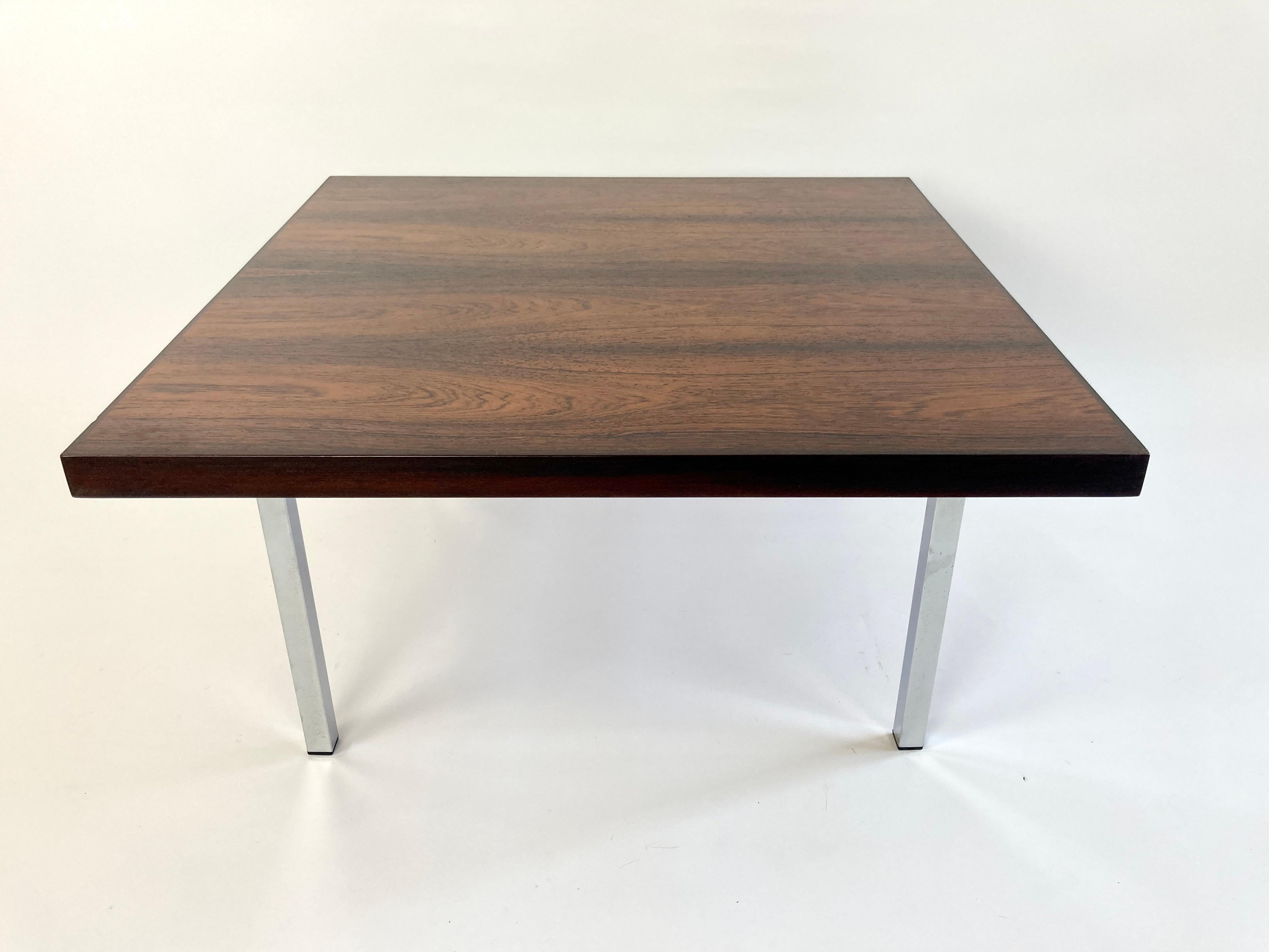 Rosewood Coffee Table by Kho Liang Ie for Artifort, Netherlands 1960s For Sale 2