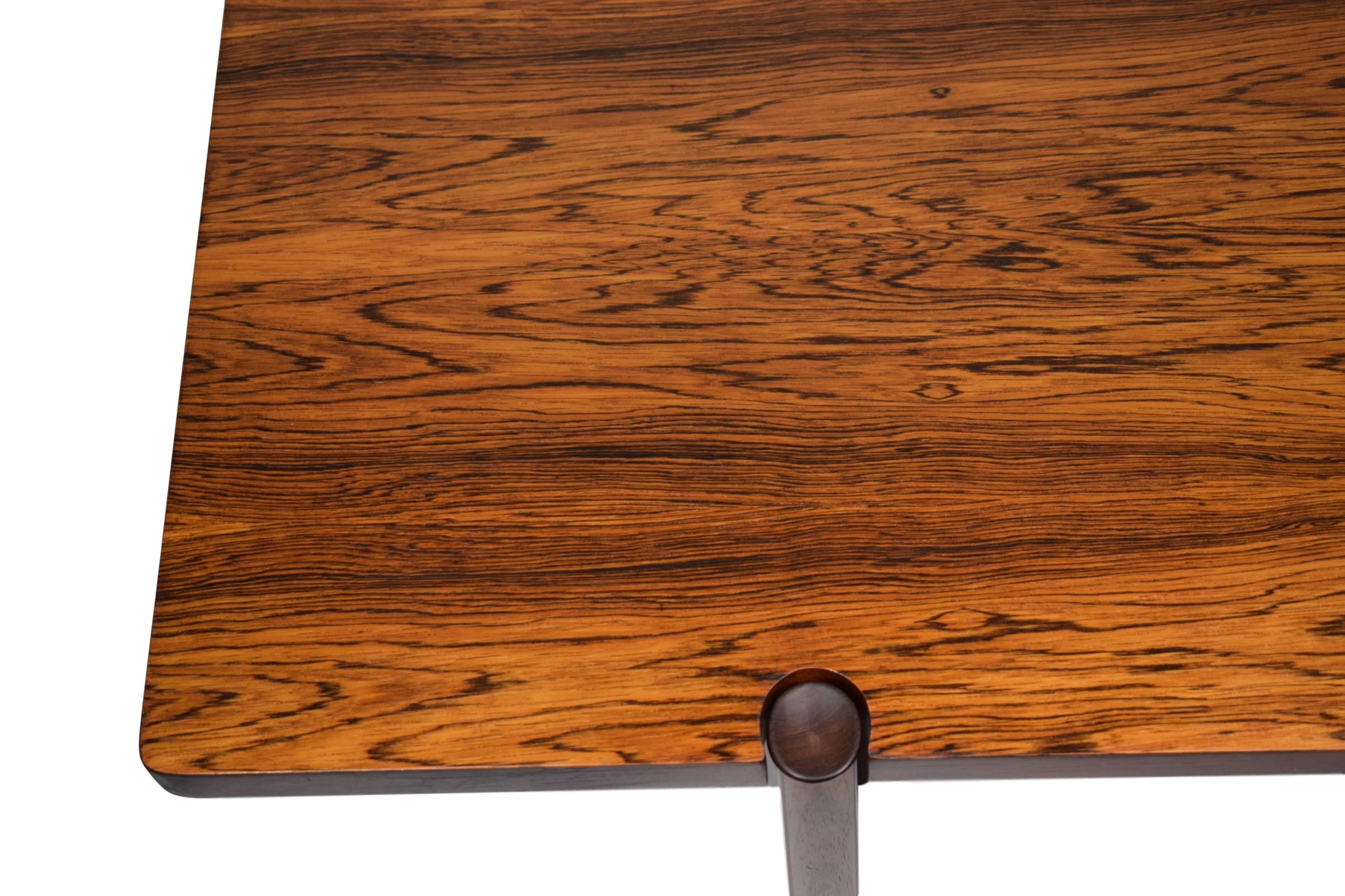 Mid-20th Century Rosewood Coffee Table by Peter Hvidt & Orla Mølgaard-Nielsen, France & Son For Sale