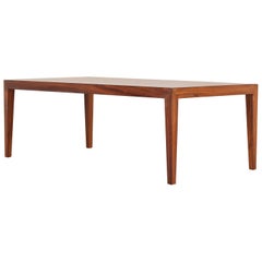 Rosewood Coffee Table by Severin Hansen for Haslev, Denmark, 1960s