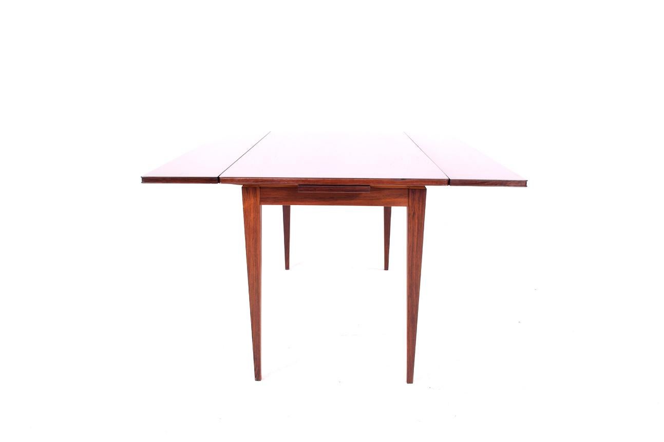 Rosewood Coffee Table by Severin Hansen for Haslev Møbelsnedkeri, 1960s In Good Condition In Lisboa, Lisboa
