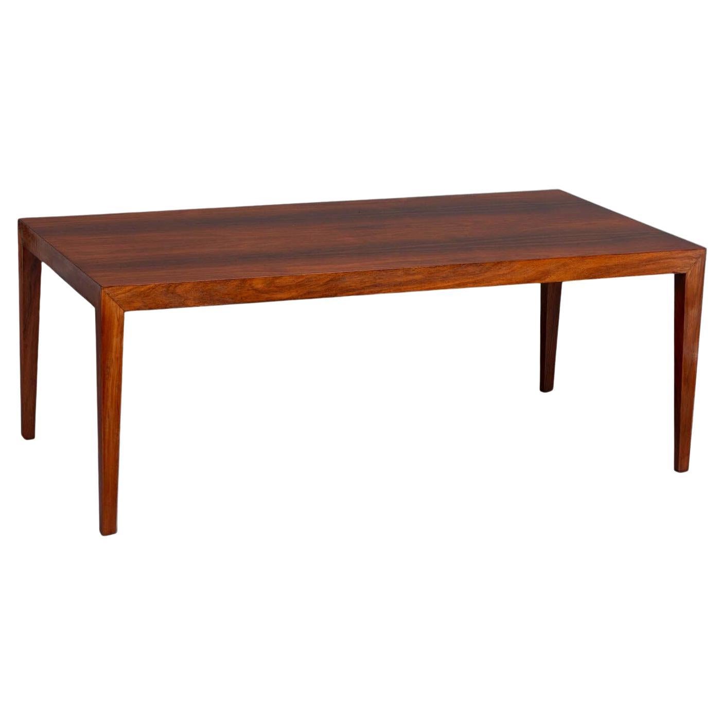 Rosewood Coffee Table by Severin Hansen Jr. for Haslev For Sale