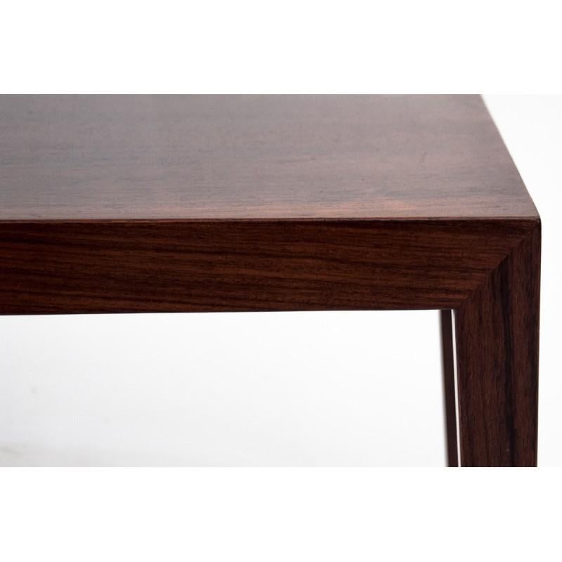 Rosewood Coffee Table by Severin Hansen Jr., Scandinavian Modern, 1960s. In Good Condition In Chorzów, PL