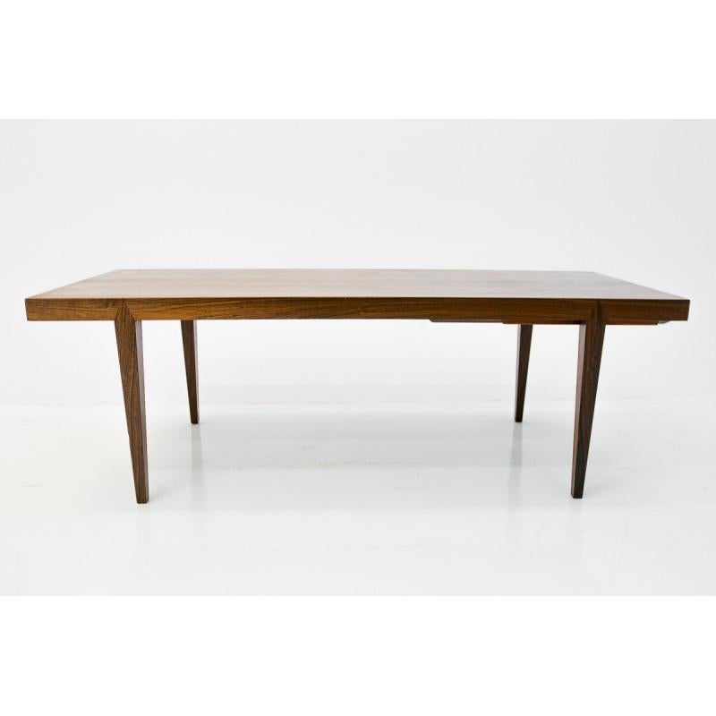 Mid-20th Century Rosewood Coffee Table by Severin Hansen, Scandinavian Modern, 1960s