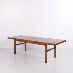 Rosewood coffee table Danish design dated 17 April 1967