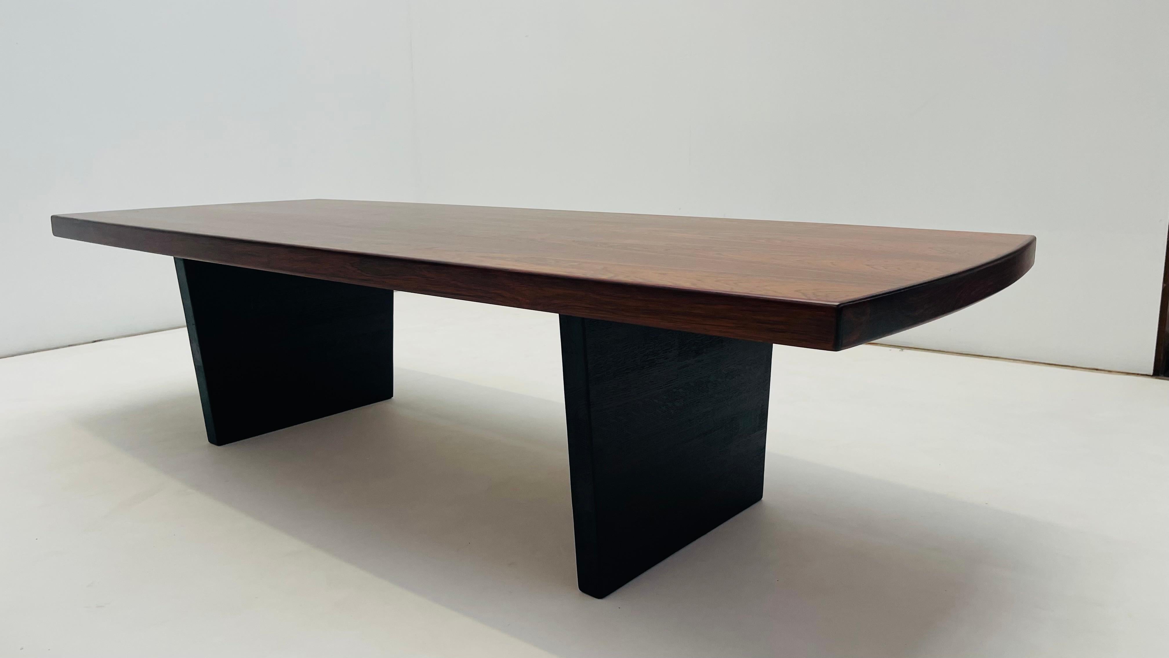 German Round sided rectangle Coffee table For Sale