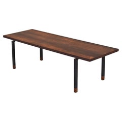 Rosewood Coffee Table in the Manner of Johannes Aasbjerg, Denmark, 1950s