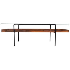 Vintage Rosewood Coffee Table No 3637 by A.R. Cordemeyer for Gispen, Dutch Design, 1959