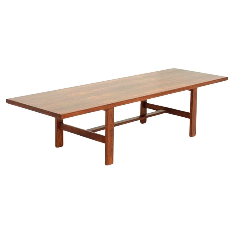 Jacaranda niedriger Konsolentisch, norwegisches Design 1960er Jahre