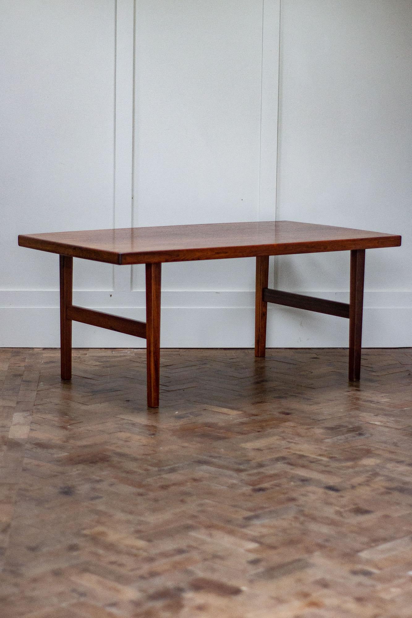 Mid-Century Modern Rosewood Coffee Table of Danish Design