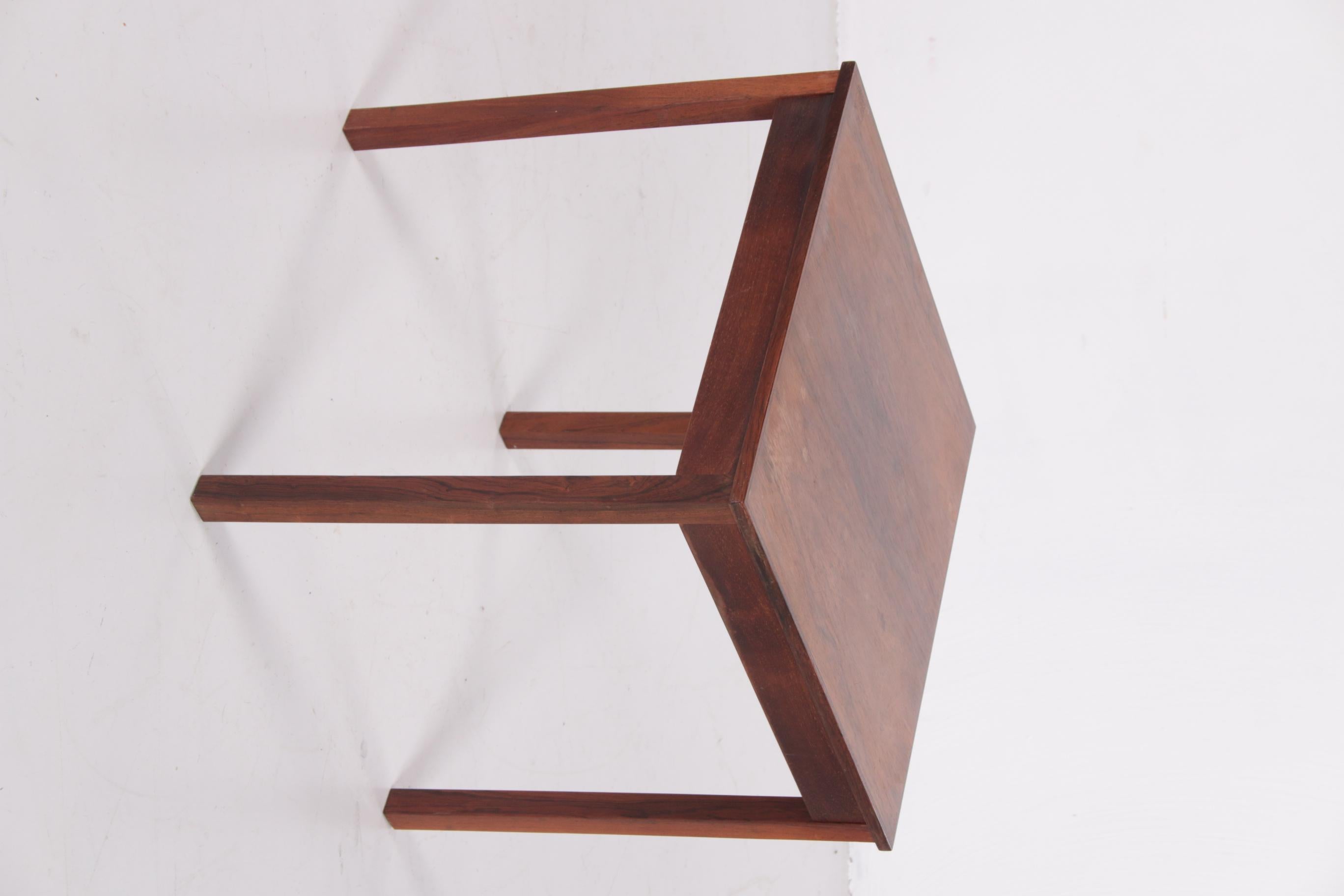 Mid-20th Century Rosewood coffee table or side table from Denmark For Sale