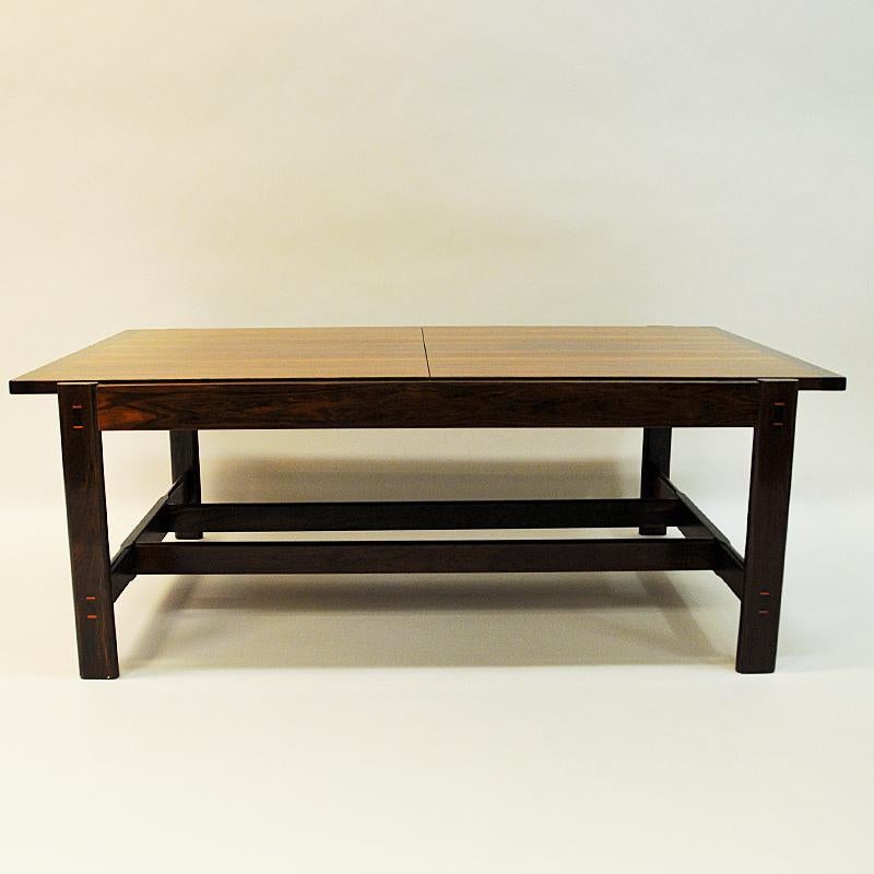 Rosewood Coffee Table Sari by Torbjørn Afdal for Bruksbo, Norway, 1962 3