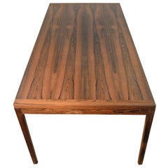 Rosewood Coffee Table, Scandinavian Design 1960s