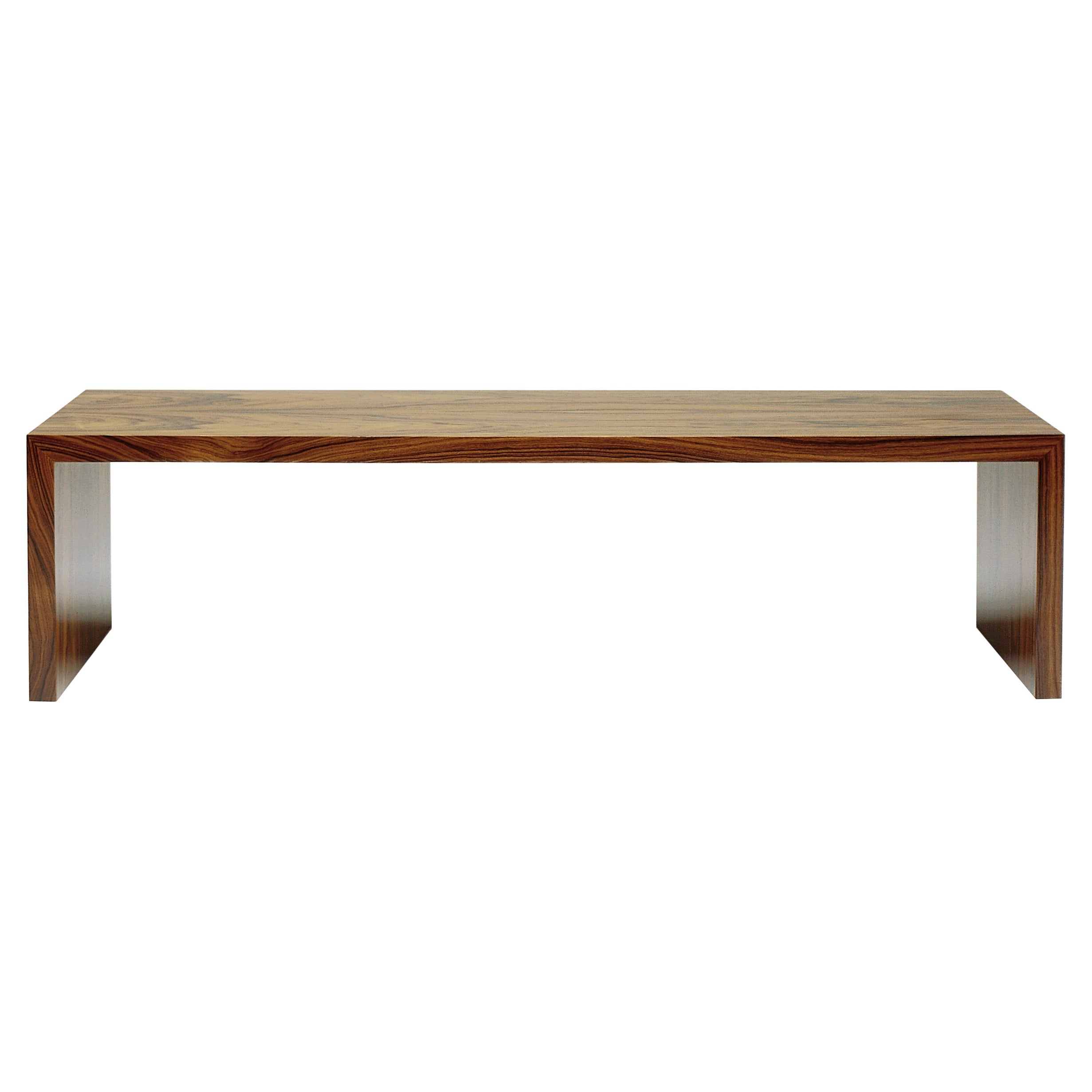 Mesa baja de palisandro con carpintería tradicional