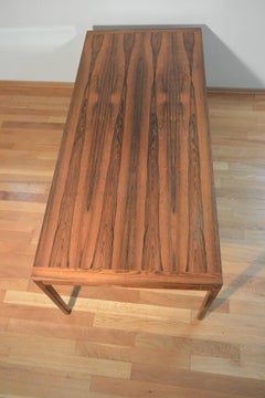 Rosewood Coffee Table, Scandinavian Design 1960s
